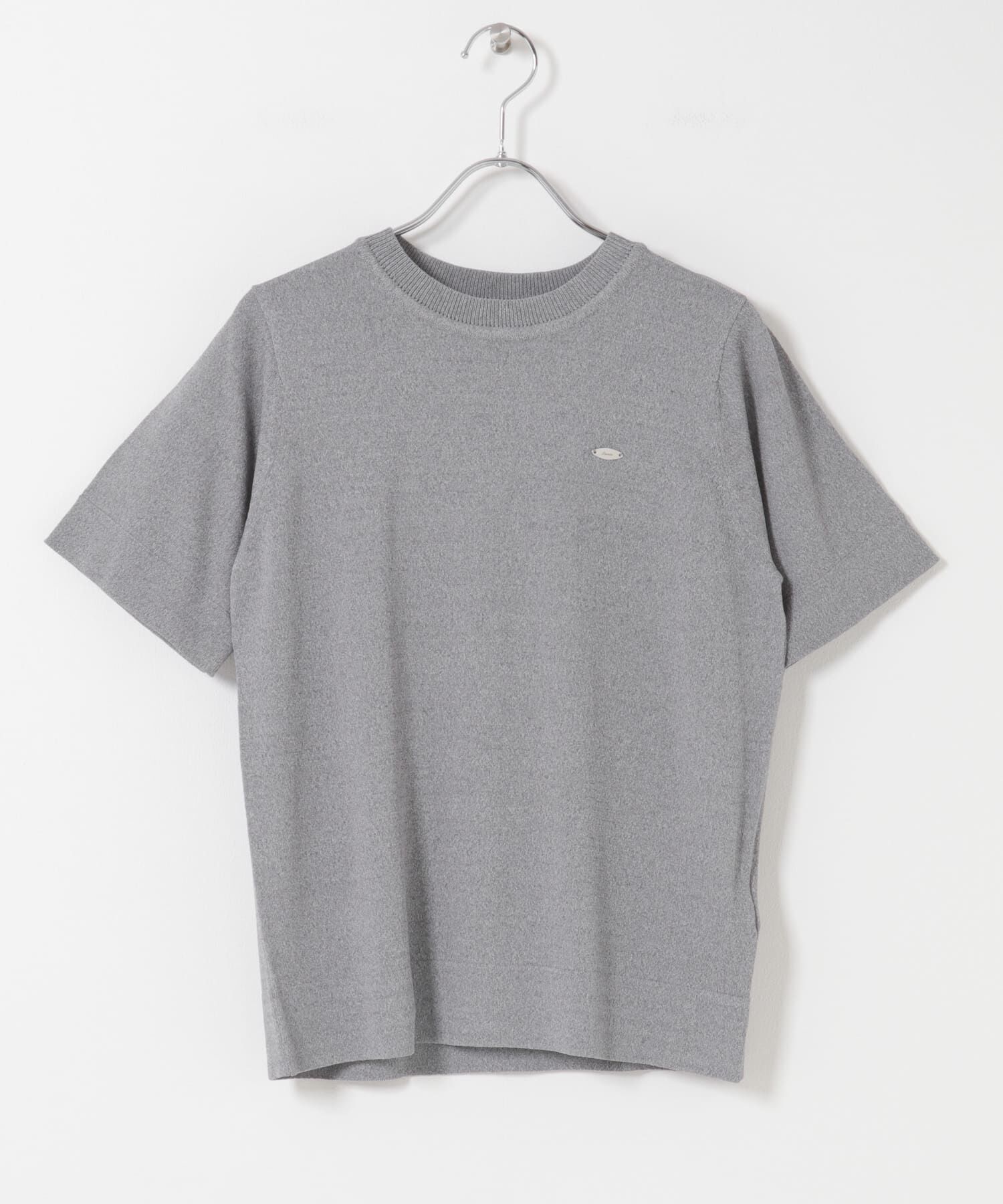 SENSE OF PLACE by URBAN RESEARCH「『洗濯可』プレートツキニットTシャツ(半袖)」|ニット・セーター|