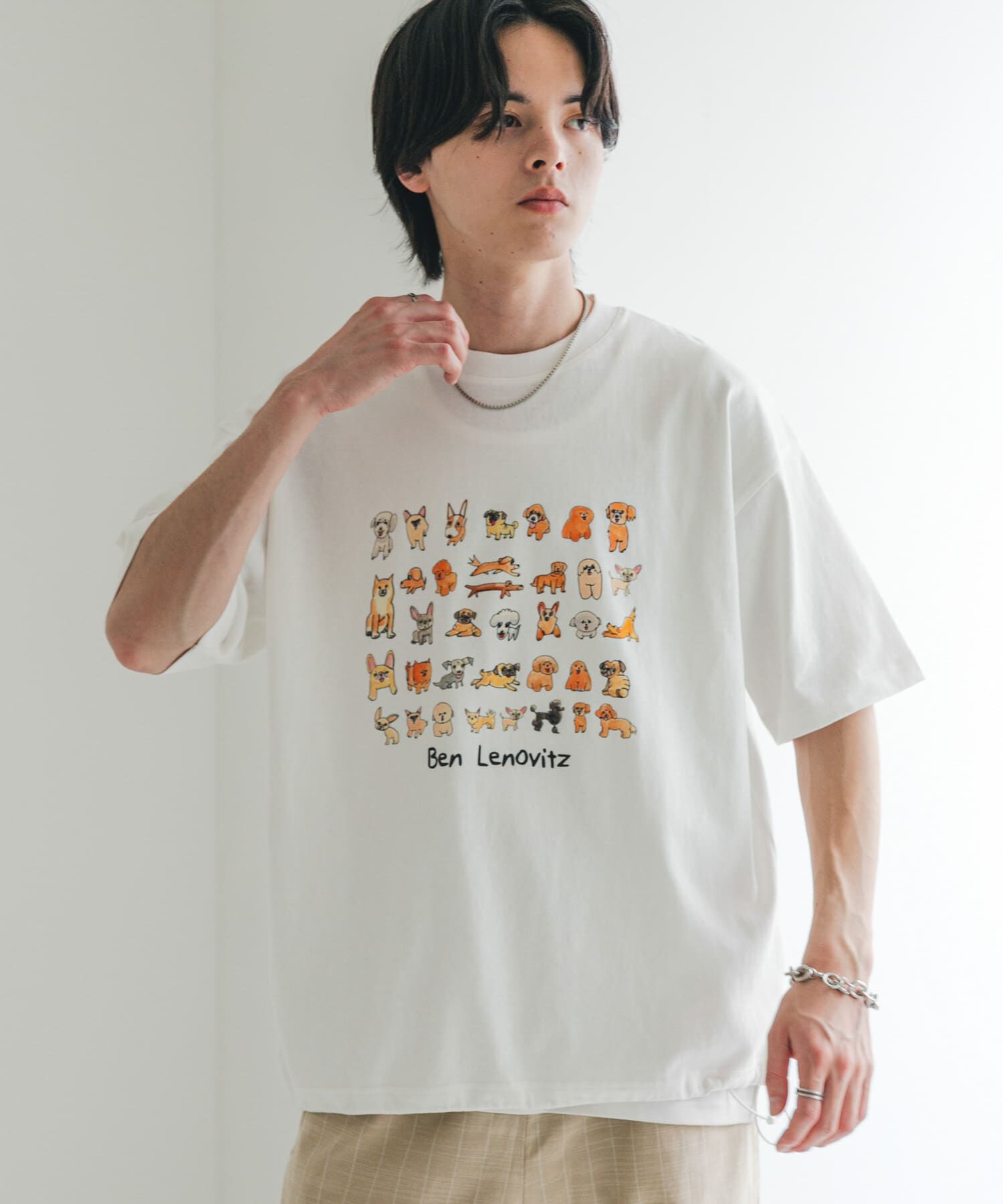 SENSE OF PLACE by URBAN RESEARCH「『別注』Ben Lenovitz&times;SENSE OF PLACE　SHORT-SLEEVE T-SHIRTS」|Tシャツ・カットソー|