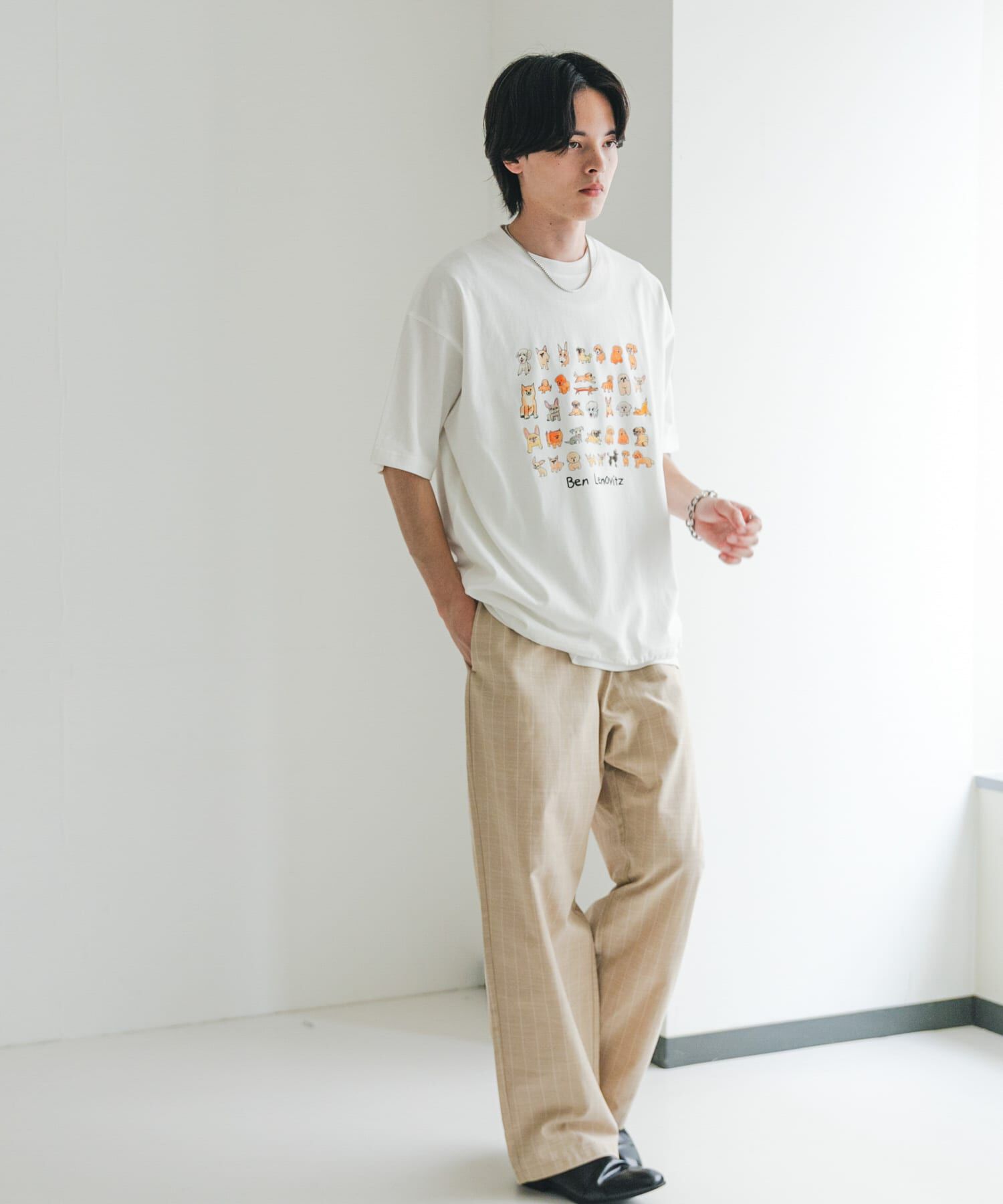 SENSE OF PLACE by URBAN RESEARCH「『別注』Ben Lenovitz&times;SENSE OF PLACE　SHORT-SLEEVE T-SHIRTS」|Tシャツ・カットソー|