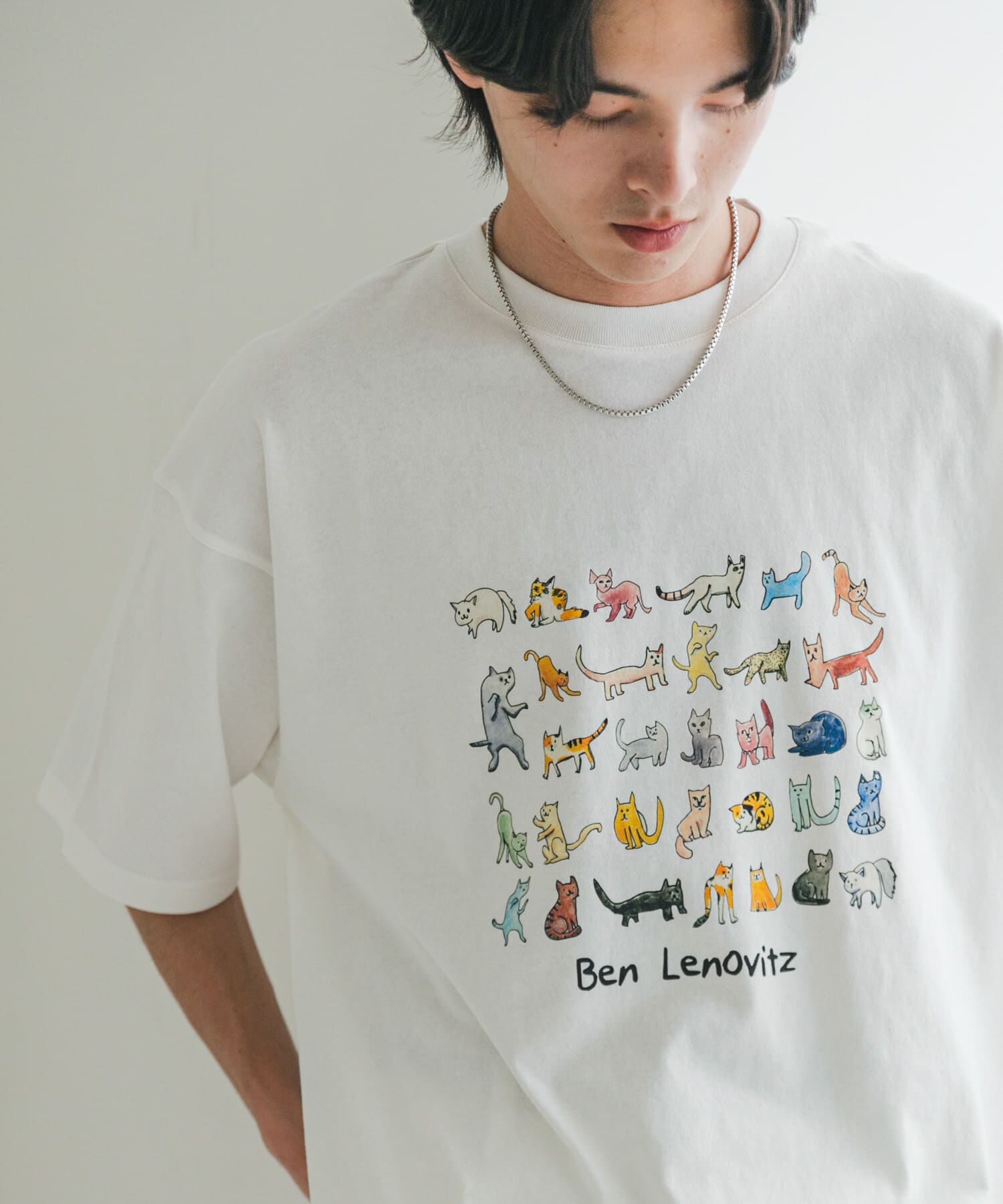 SENSE OF PLACE by URBAN RESEARCH「『別注』Ben Lenovitz&times;SENSE OF PLACE　SHORT-SLEEVE T-SHIRTS」|Tシャツ・カットソー|