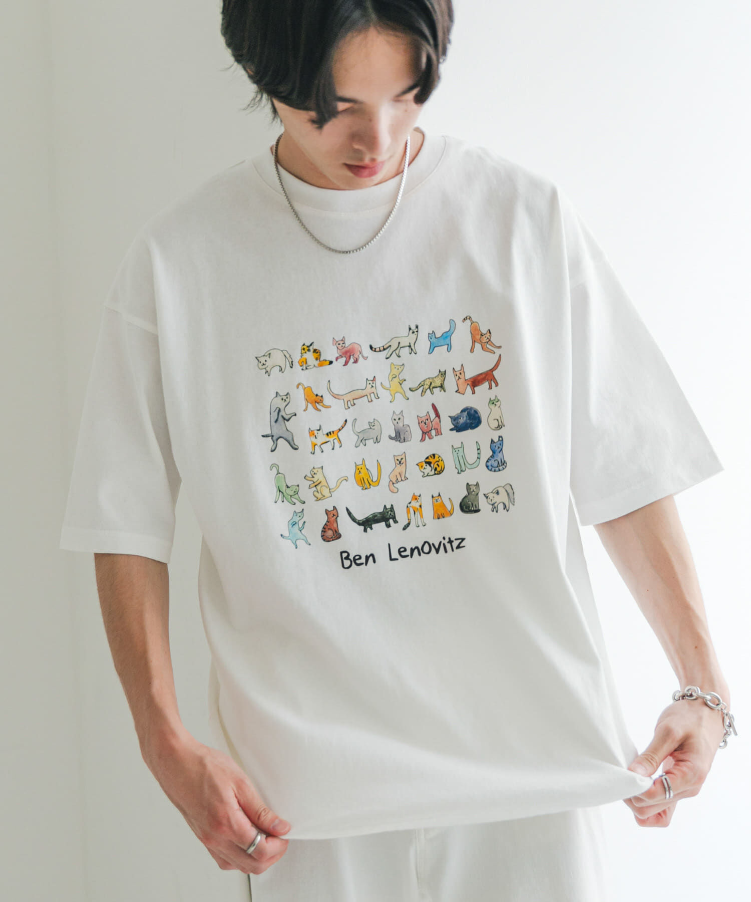 SENSE OF PLACE by URBAN RESEARCH「『別注』Ben Lenovitz&times;SENSE OF PLACE　SHORT-SLEEVE T-SHIRTS」|Tシャツ・カットソー|