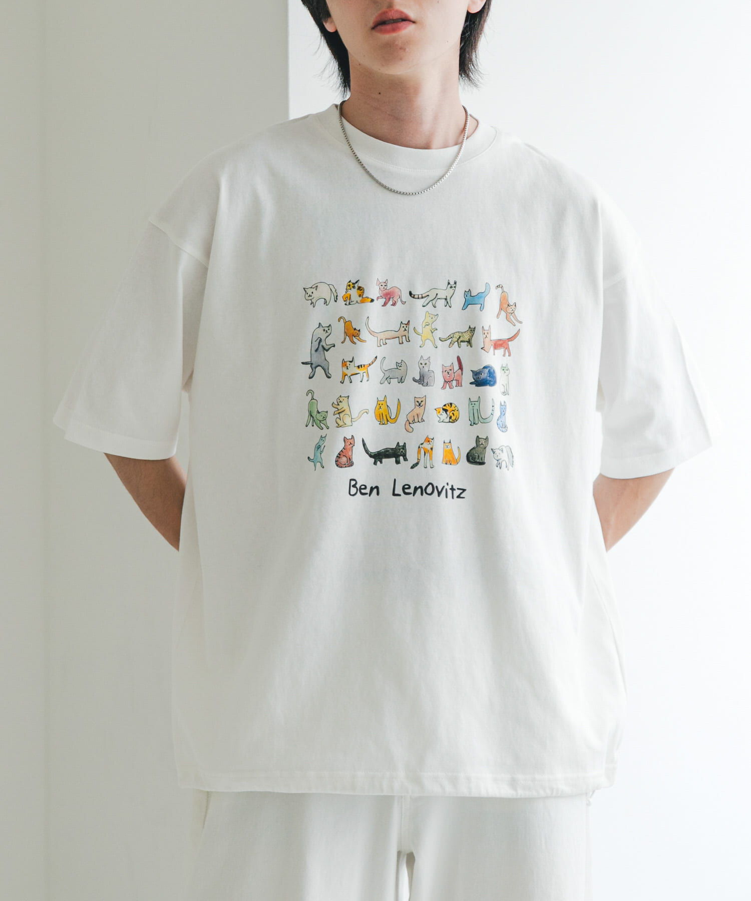 SENSE OF PLACE by URBAN RESEARCH「『別注』Ben Lenovitz&times;SENSE OF PLACE　SHORT-SLEEVE T-SHIRTS」|Tシャツ・カットソー|