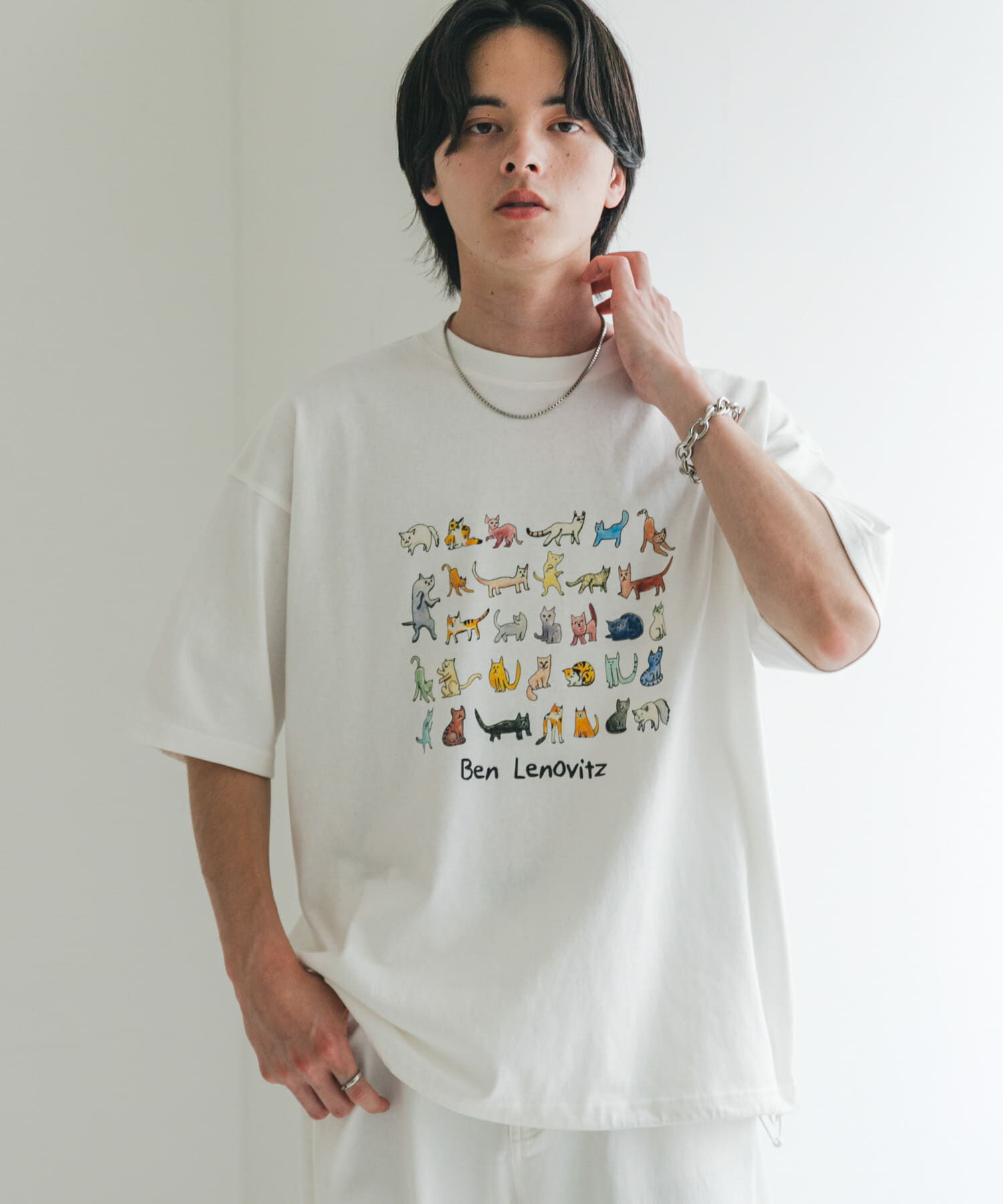 SENSE OF PLACE by URBAN RESEARCH「『別注』Ben Lenovitz&times;SENSE OF PLACE　SHORT-SLEEVE T-SHIRTS」|Tシャツ・カットソー|
