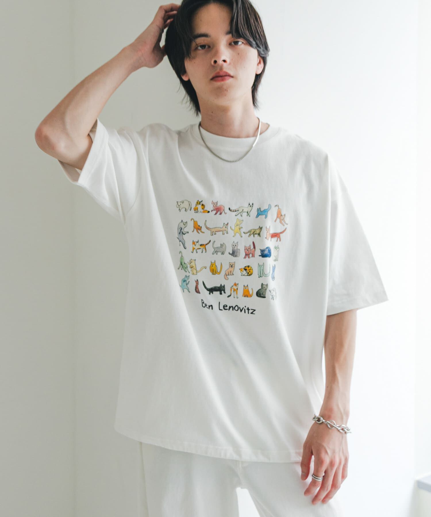 SENSE OF PLACE by URBAN RESEARCH「『別注』Ben Lenovitz&times;SENSE OF PLACE　SHORT-SLEEVE T-SHIRTS」|Tシャツ・カットソー|