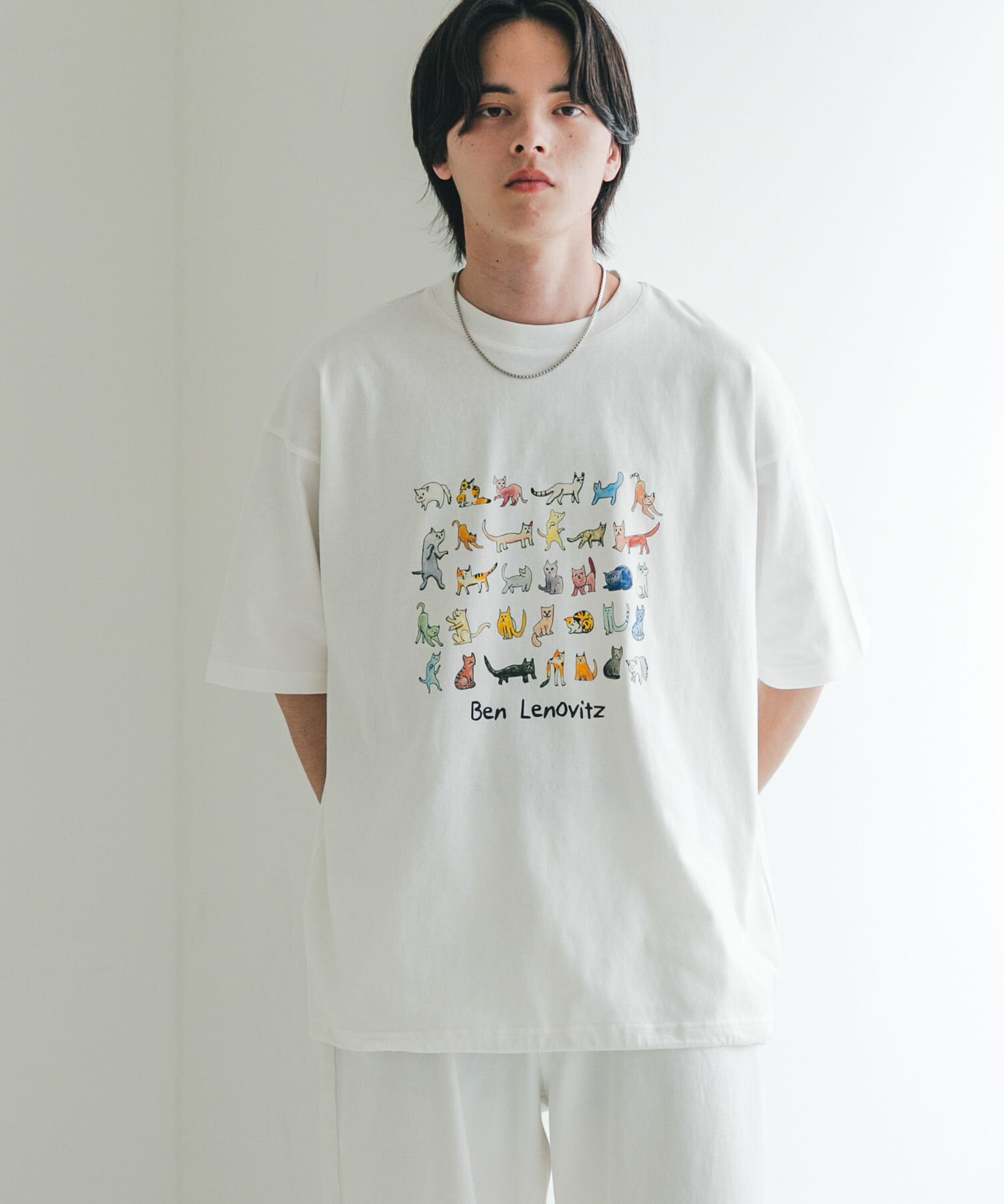 SENSE OF PLACE by URBAN RESEARCH「『別注』Ben Lenovitz&times;SENSE OF PLACE　SHORT-SLEEVE T-SHIRTS」|Tシャツ・カットソー|