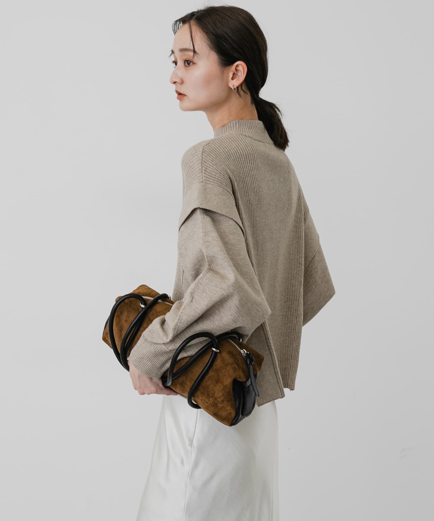 SENSE OF PLACE by URBAN RESEARCH「『洗濯可』ストレッチショルダータックセーター」|ニット・セーター|
