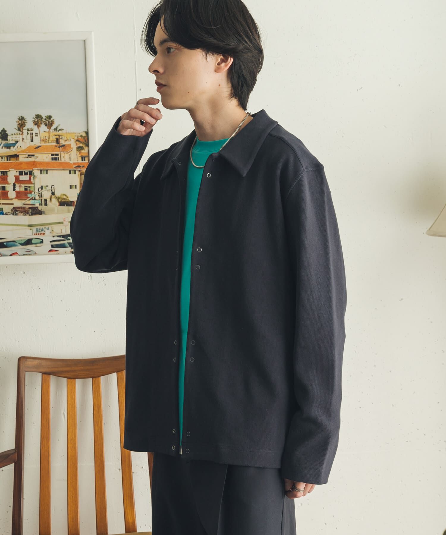 SENSE OF PLACE by URBAN RESEARCH「リングドットカットカーディガン」|カーディガン|