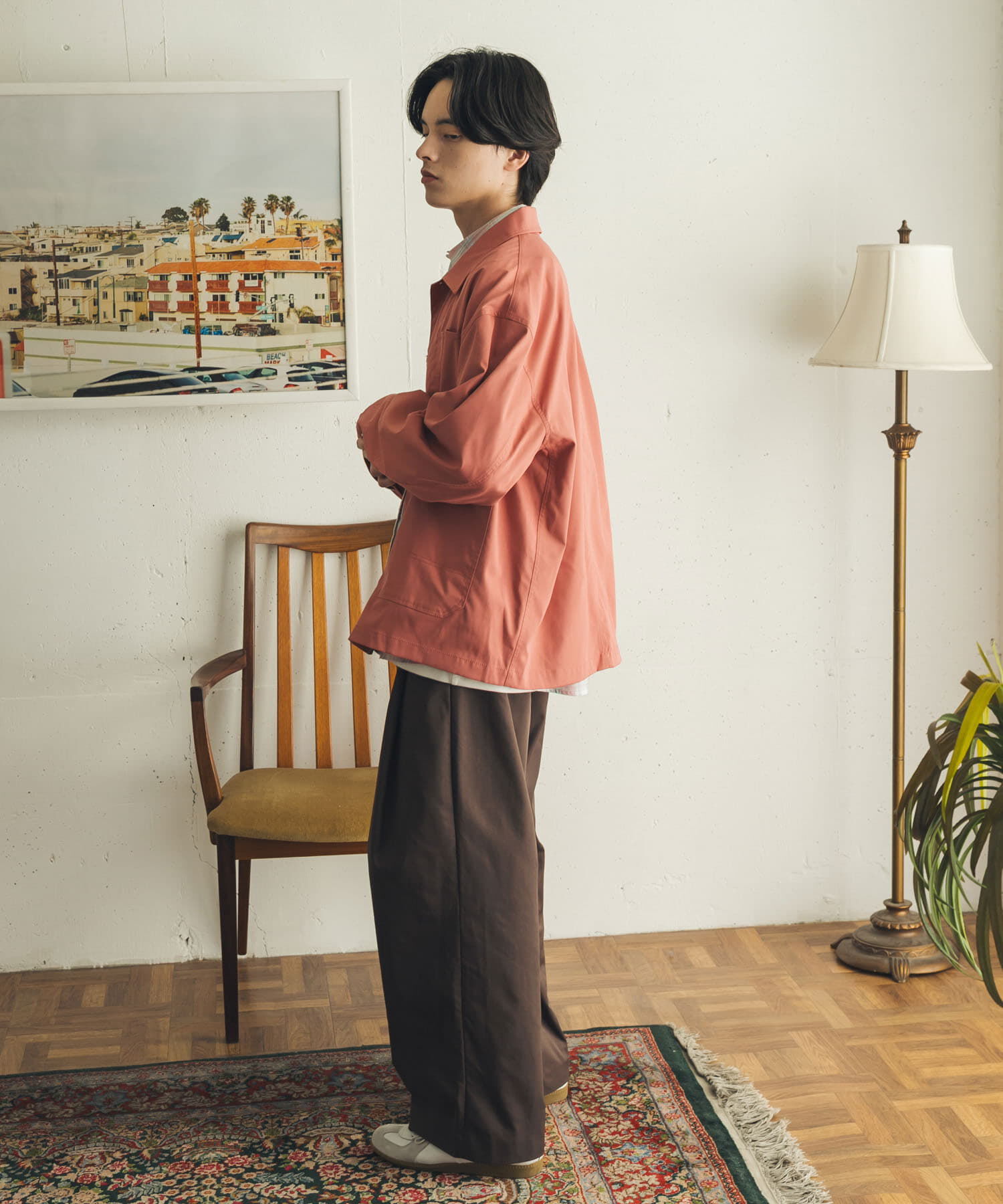 SENSE OF PLACE by URBAN RESEARCH「『イージーケア/速乾』テックチノタックワイドパンツ」|その他|