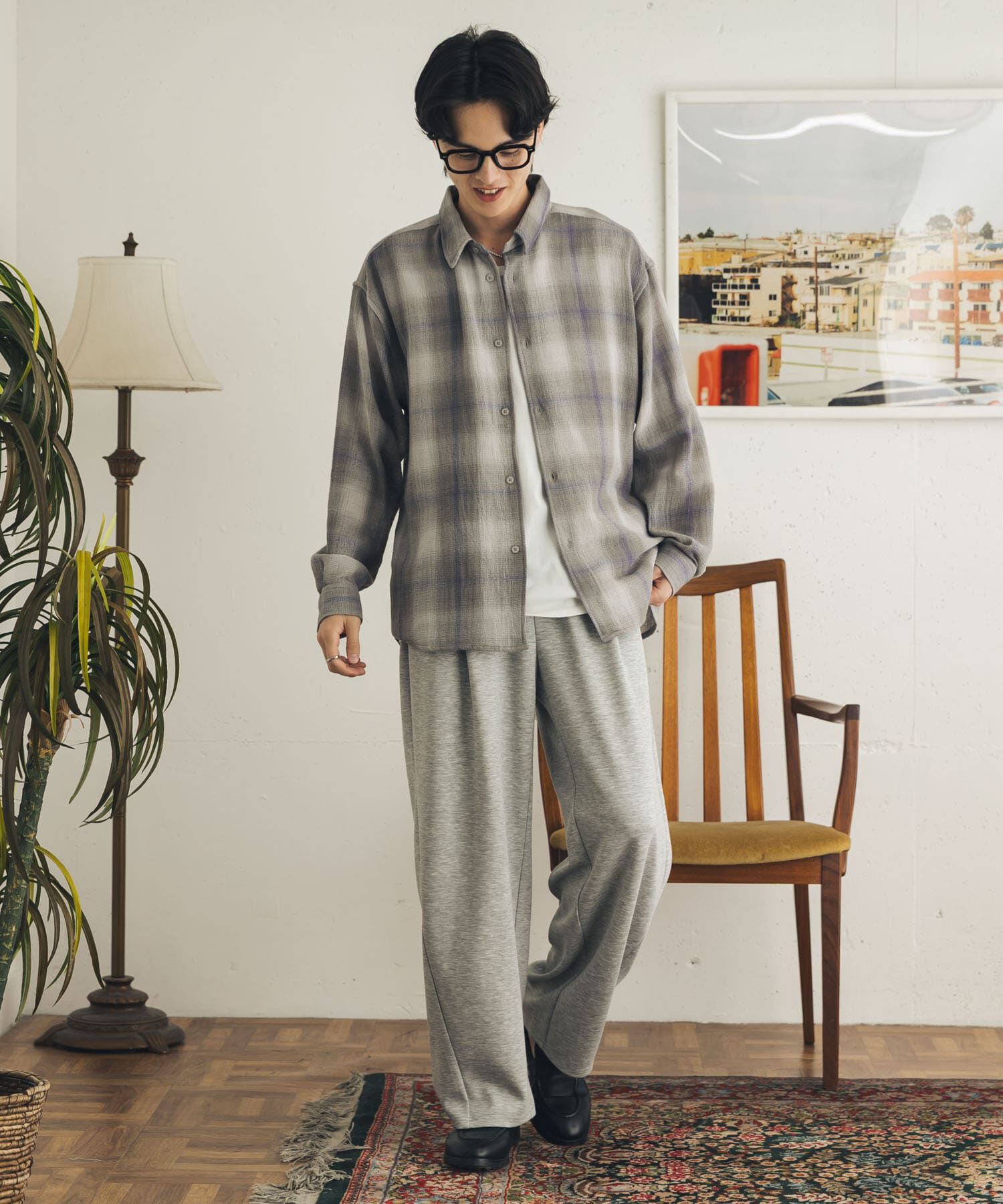SENSE OF PLACE by URBAN RESEARCH「オンブレーチェックレギュラーカラーシャツ」|シャツ・ブラウス|