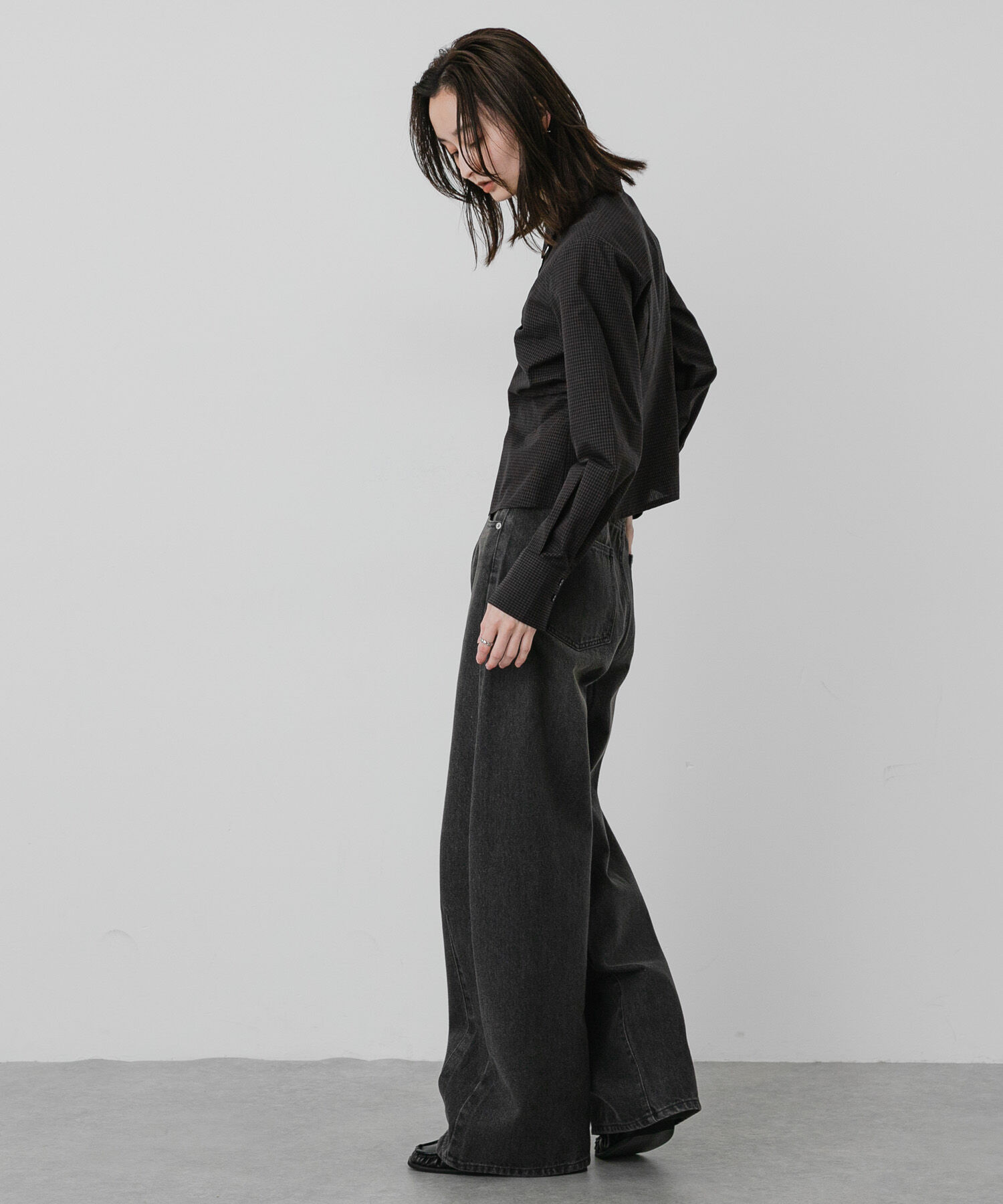 SENSE OF PLACE by URBAN RESEARCH「コンパクトギャザーシャツ」|シャツ・ブラウス|