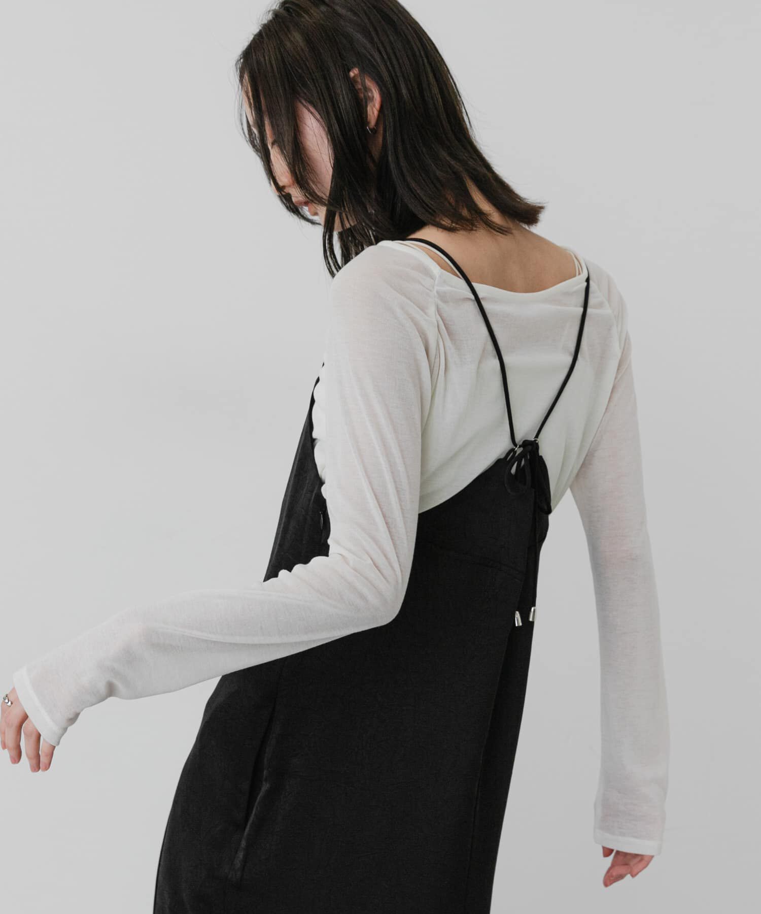 SENSE OF PLACE by URBAN RESEARCH「バックシャンサテンキャミワンピース」|ワンピース|