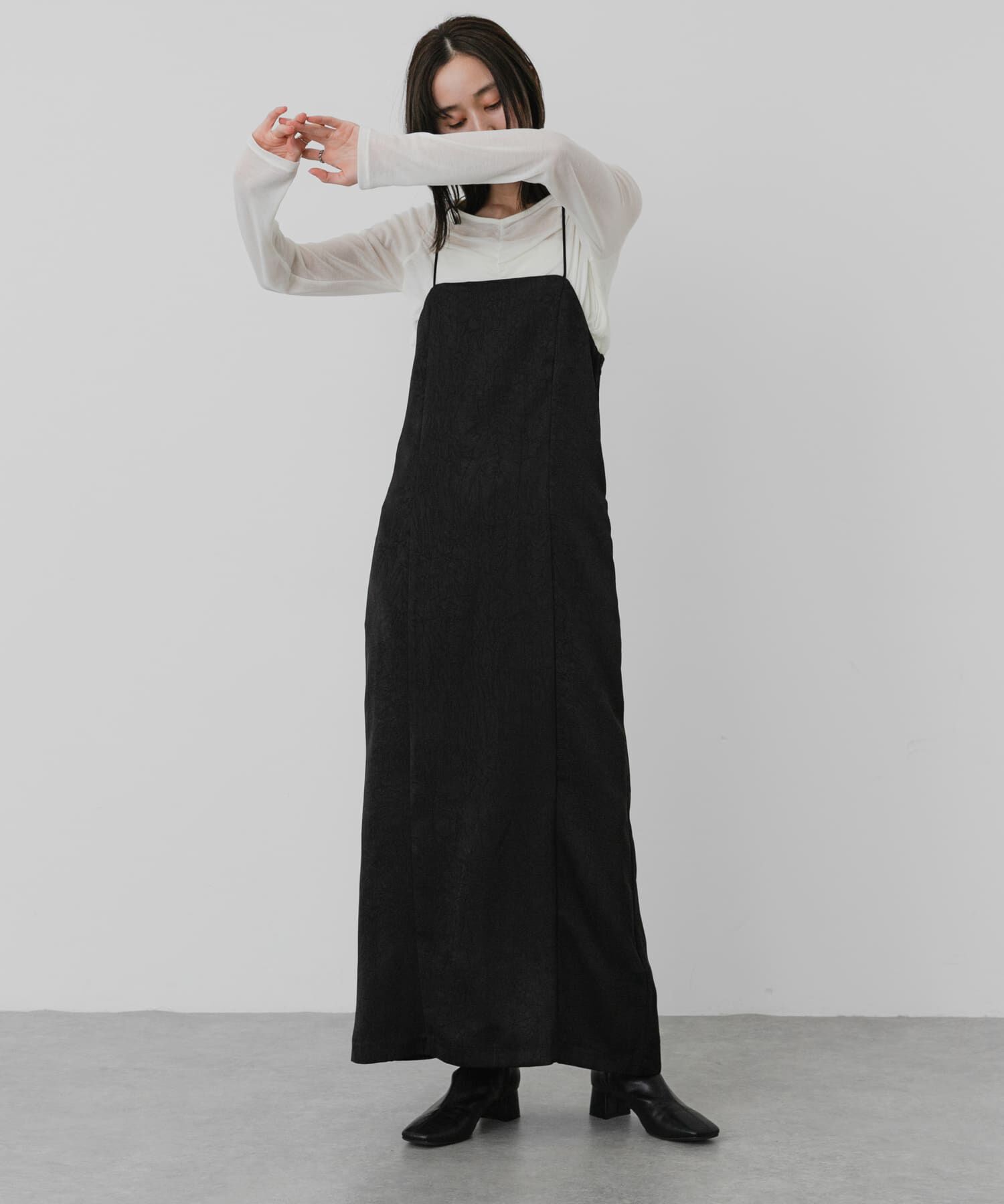 SENSE OF PLACE by URBAN RESEARCH「バックシャンサテンキャミワンピース」|ワンピース|