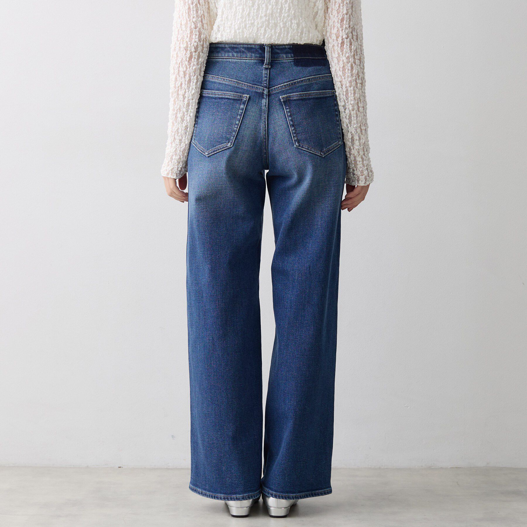 UNTITLED「裏起毛 MAKE&times;DENIM WIDE」|デニム|