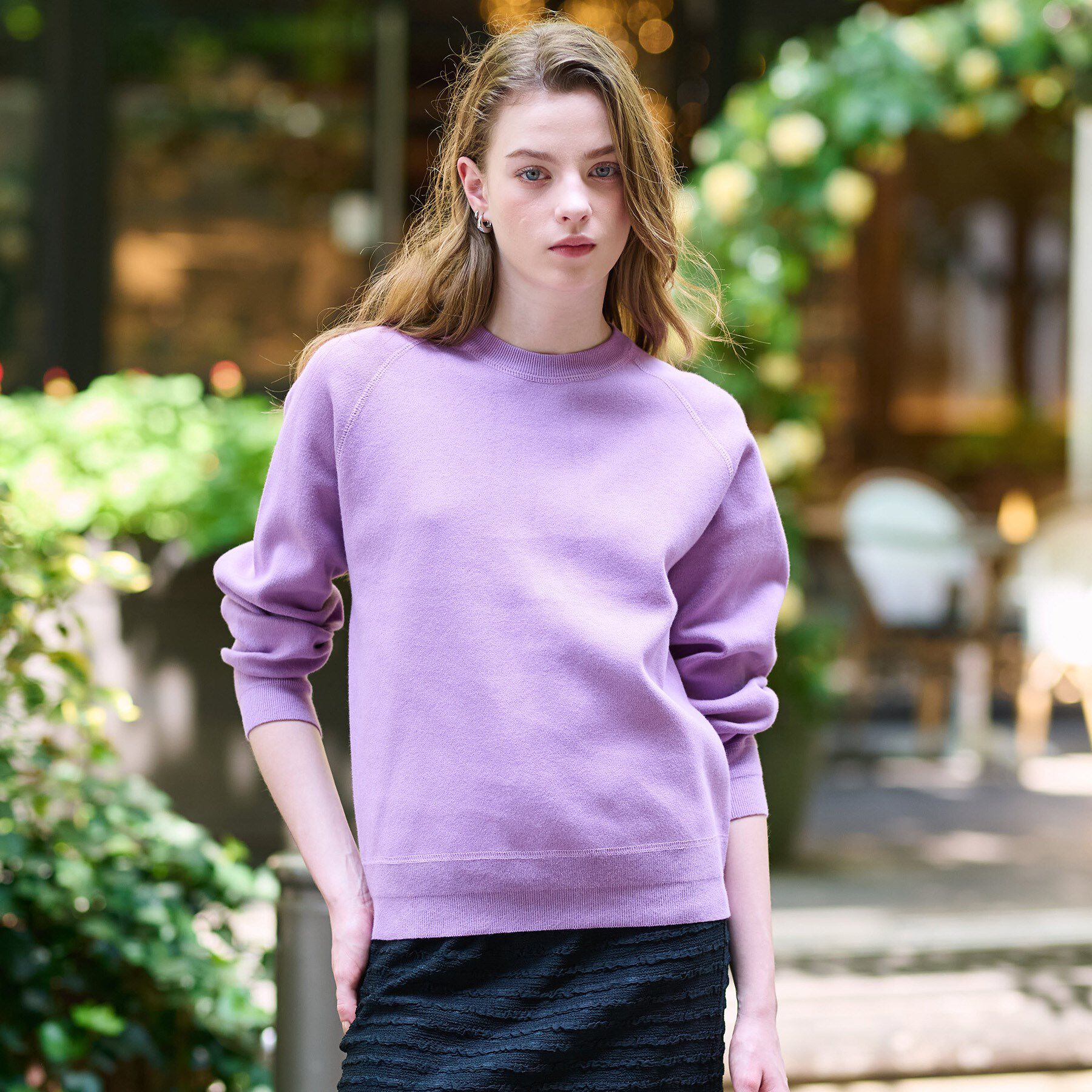 DRESSTERIOR「【洗える/7色展開】ウォッシャブルコットンカシミヤニット」|ニット・セーター|