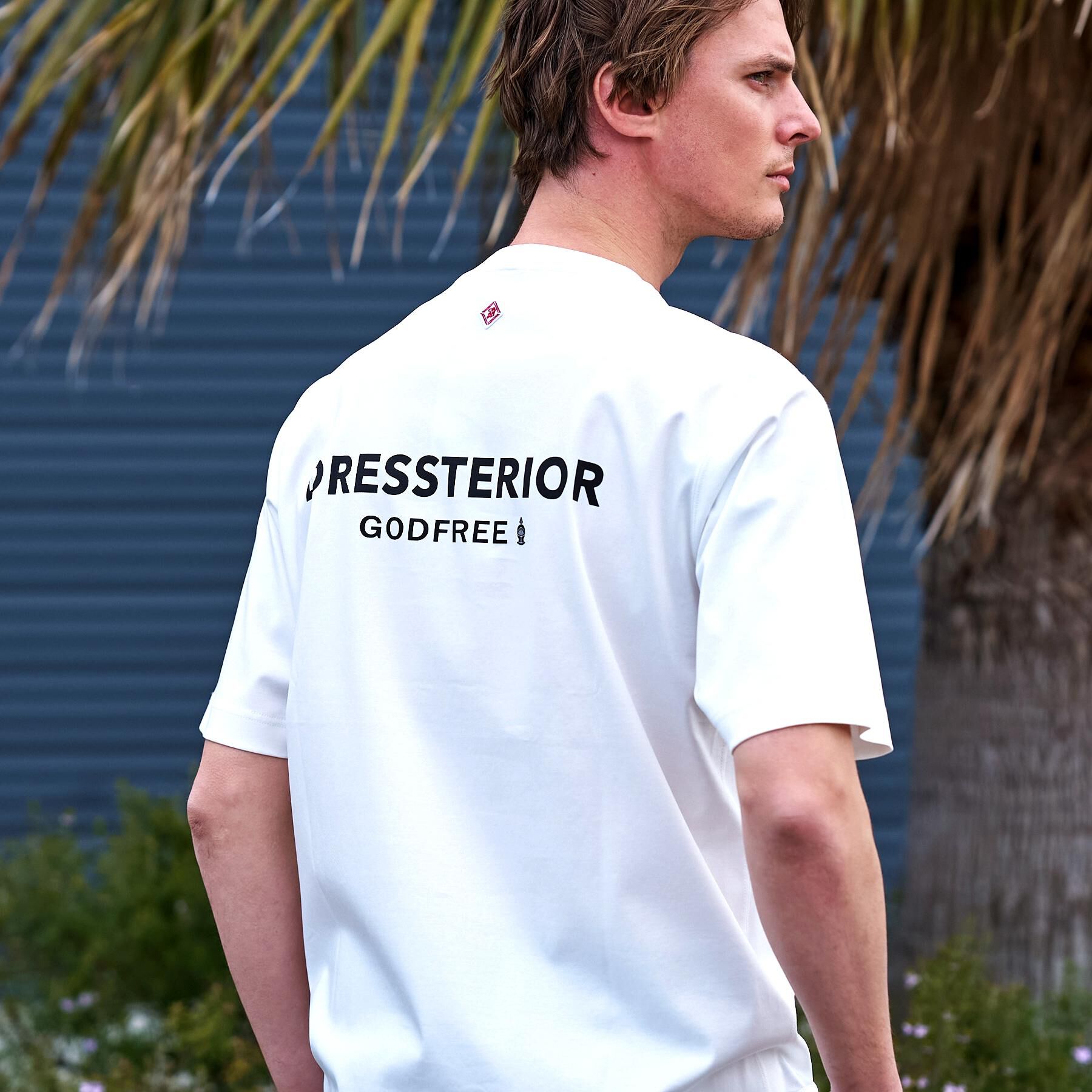 DRESSTERIOR「【接触冷感／抗菌防臭／消臭】ICE CLEAR COTTON オーバーフィットTシャツ」|Tシャツ・カットソー|