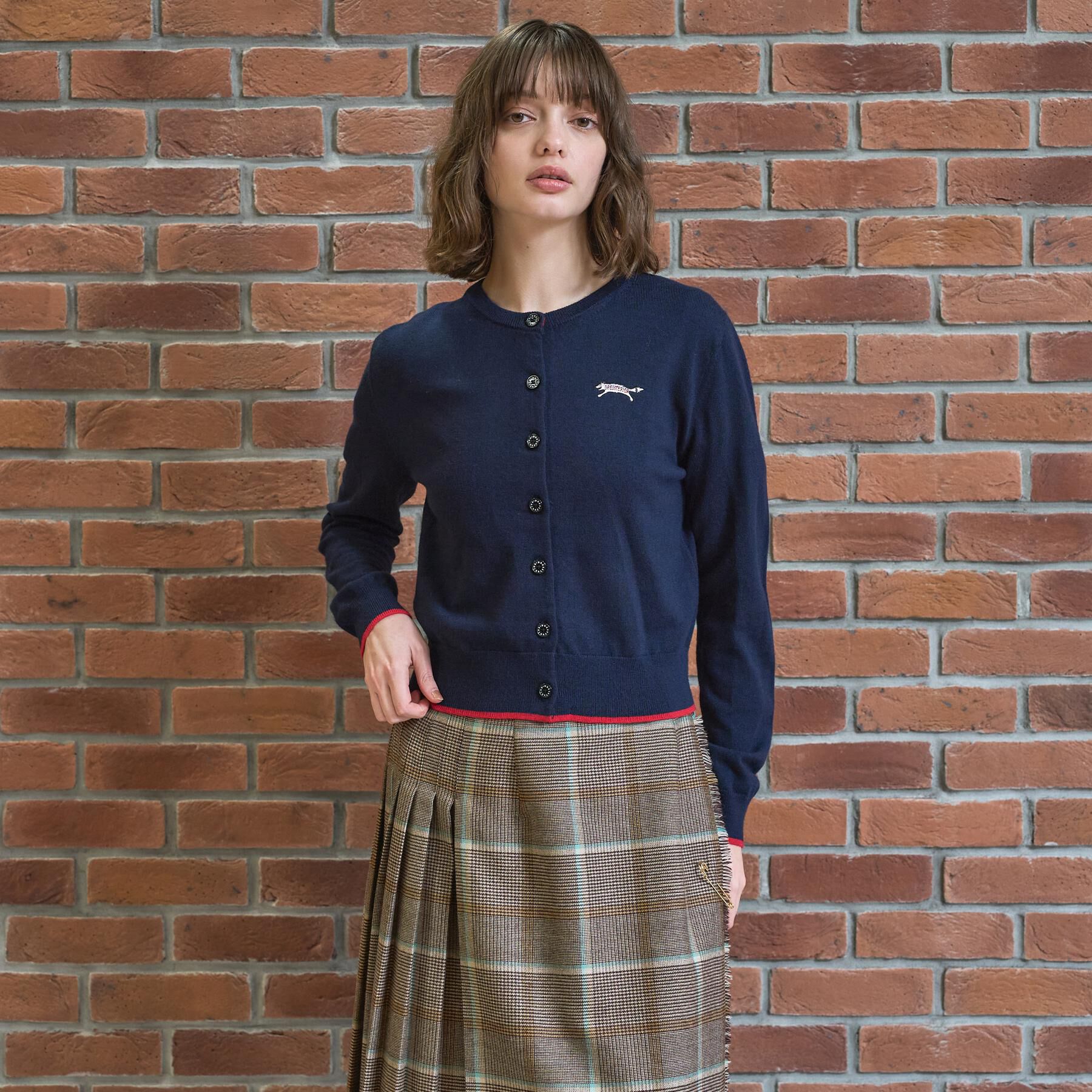DRESSTERIOR「【STORY11月号掲載】ゼニアバルーファキャッシュウールクルーネックカーディガン」|カーディガン|