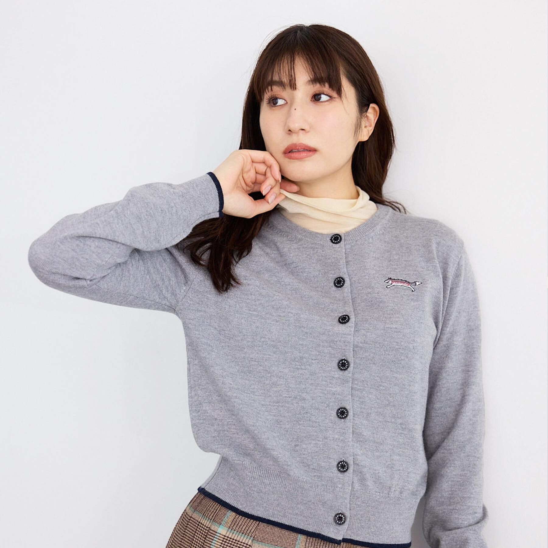 DRESSTERIOR「【STORY11月号掲載】ゼニアバルーファキャッシュウールクルーネックカーディガン」|カーディガン|