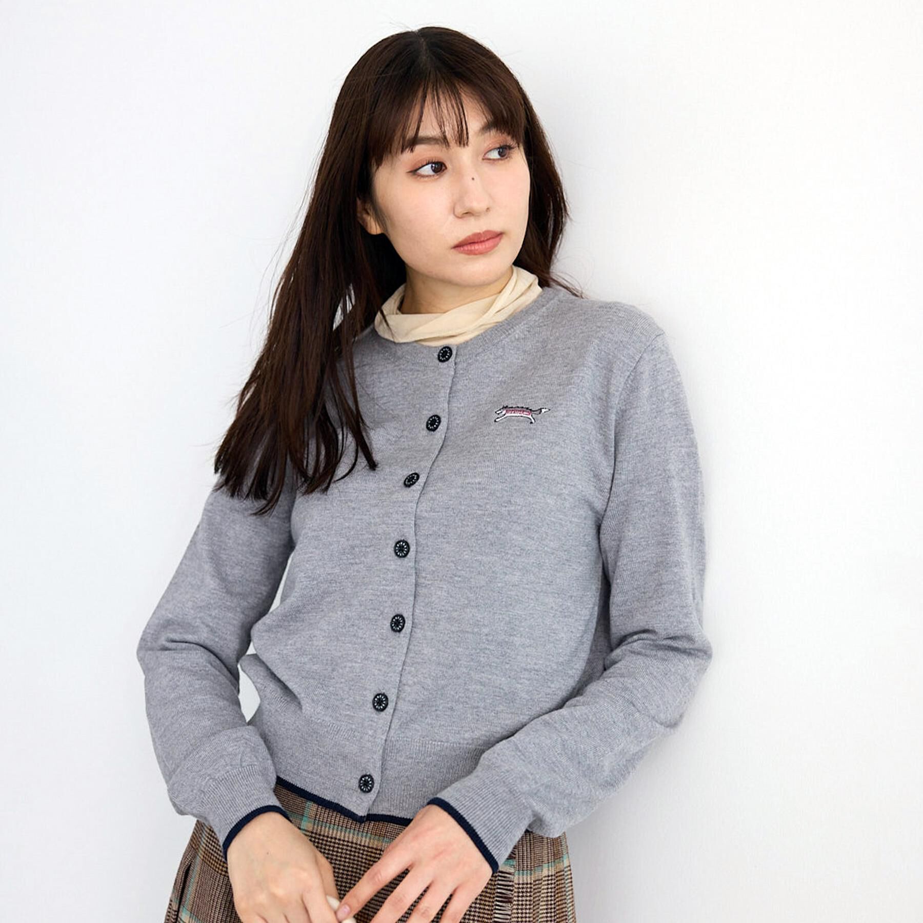 DRESSTERIOR「【STORY11月号掲載】ゼニアバルーファキャッシュウールクルーネックカーディガン」|カーディガン|