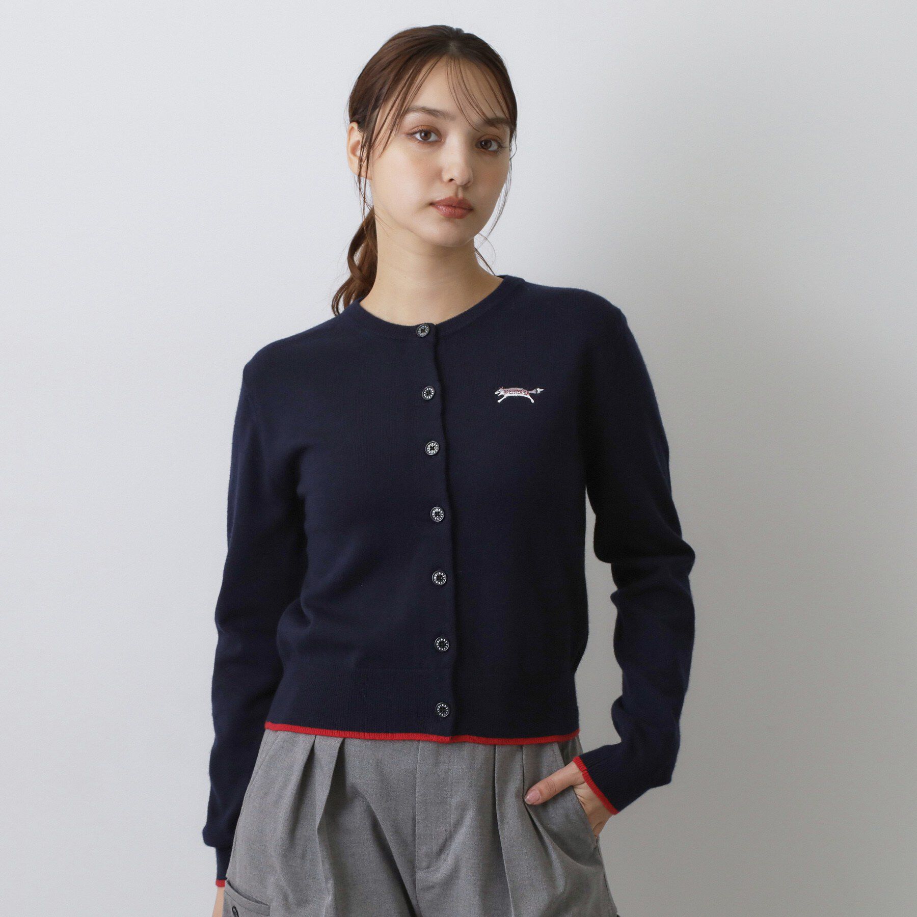 DRESSTERIOR「【STORY11月号掲載】ゼニアバルーファキャッシュウールクルーネックカーディガン」|カーディガン|