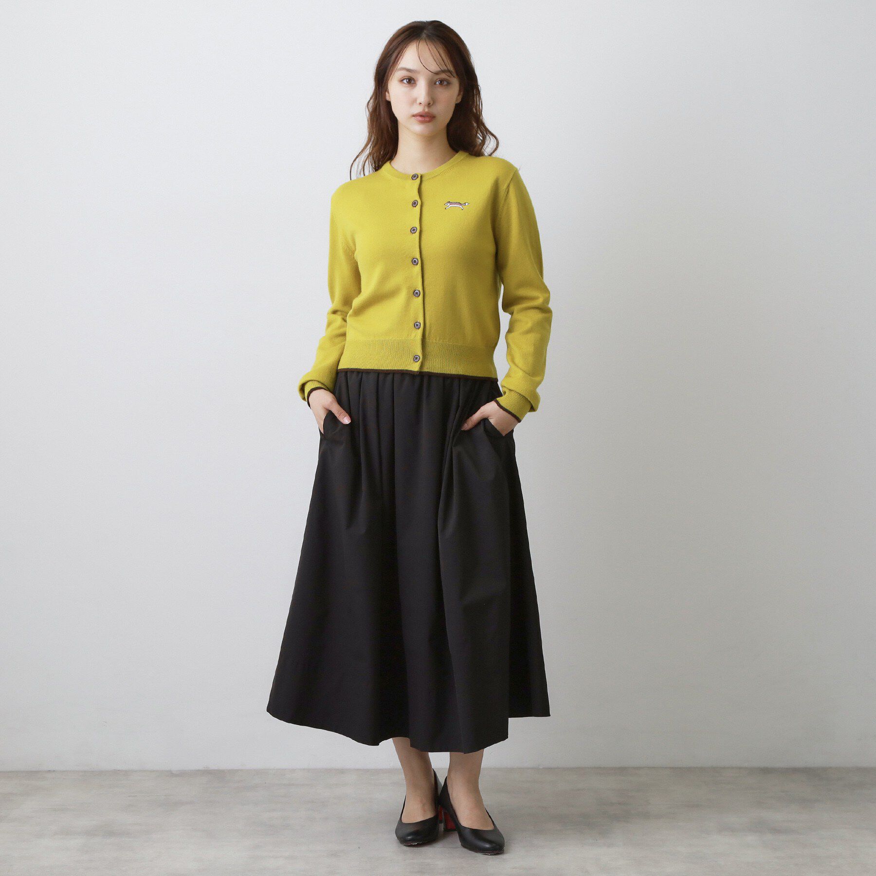 DRESSTERIOR「【STORY11月号掲載】ゼニアバルーファキャッシュウールクルーネックカーディガン」|カーディガン|