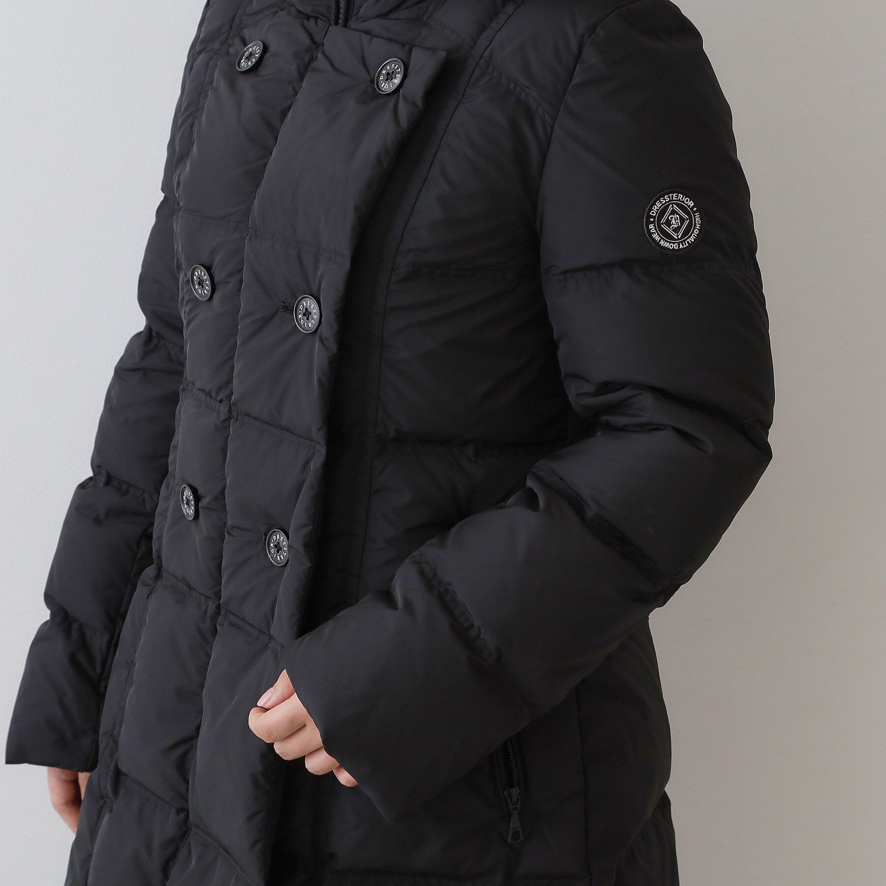 DRESSTERIOR「フォックスファーナポレオンホワイトグースダウン」|ダウン|