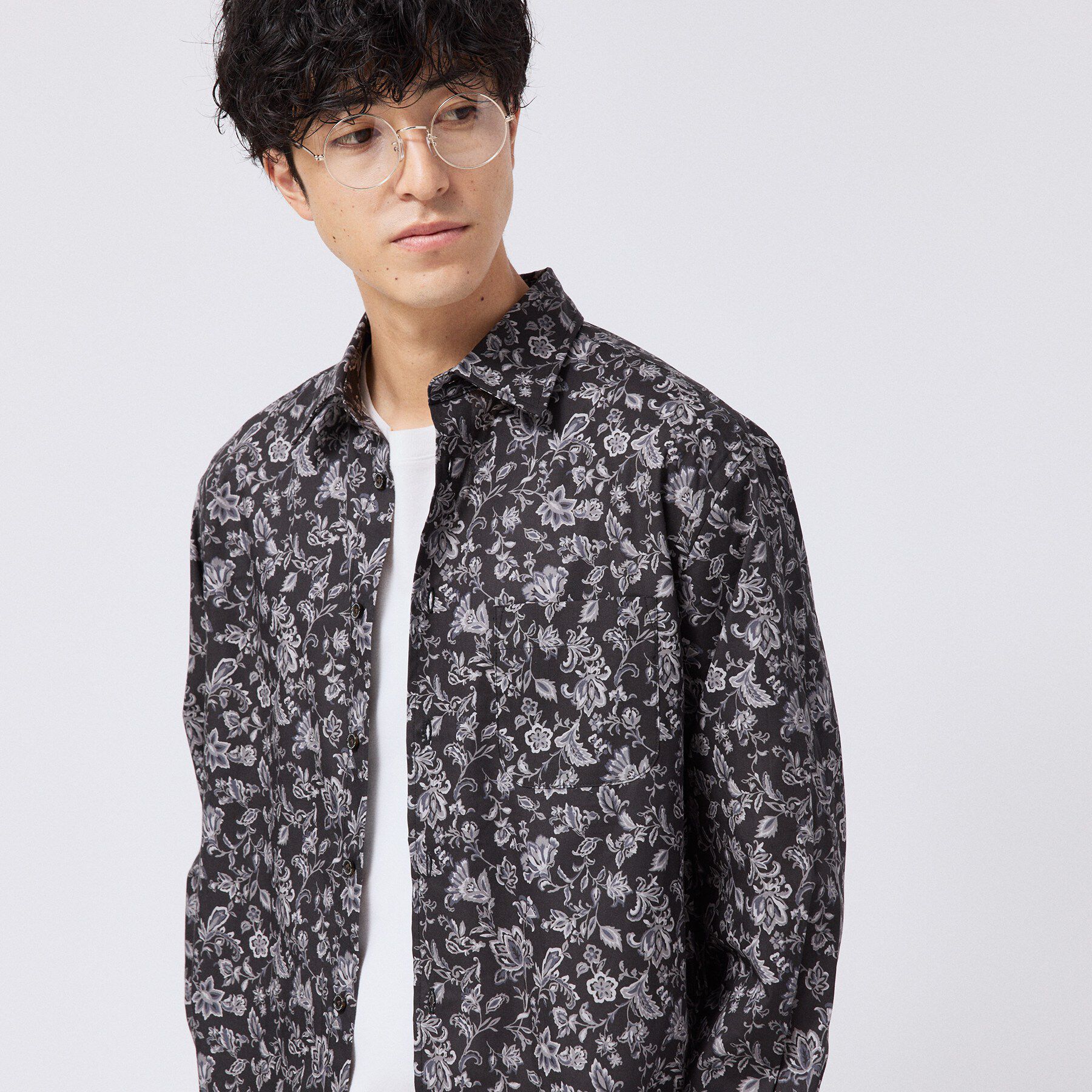TAKEO KIKUCHI「【LIMITED】フラワープリントシャツ」|シャツ・ブラウス|