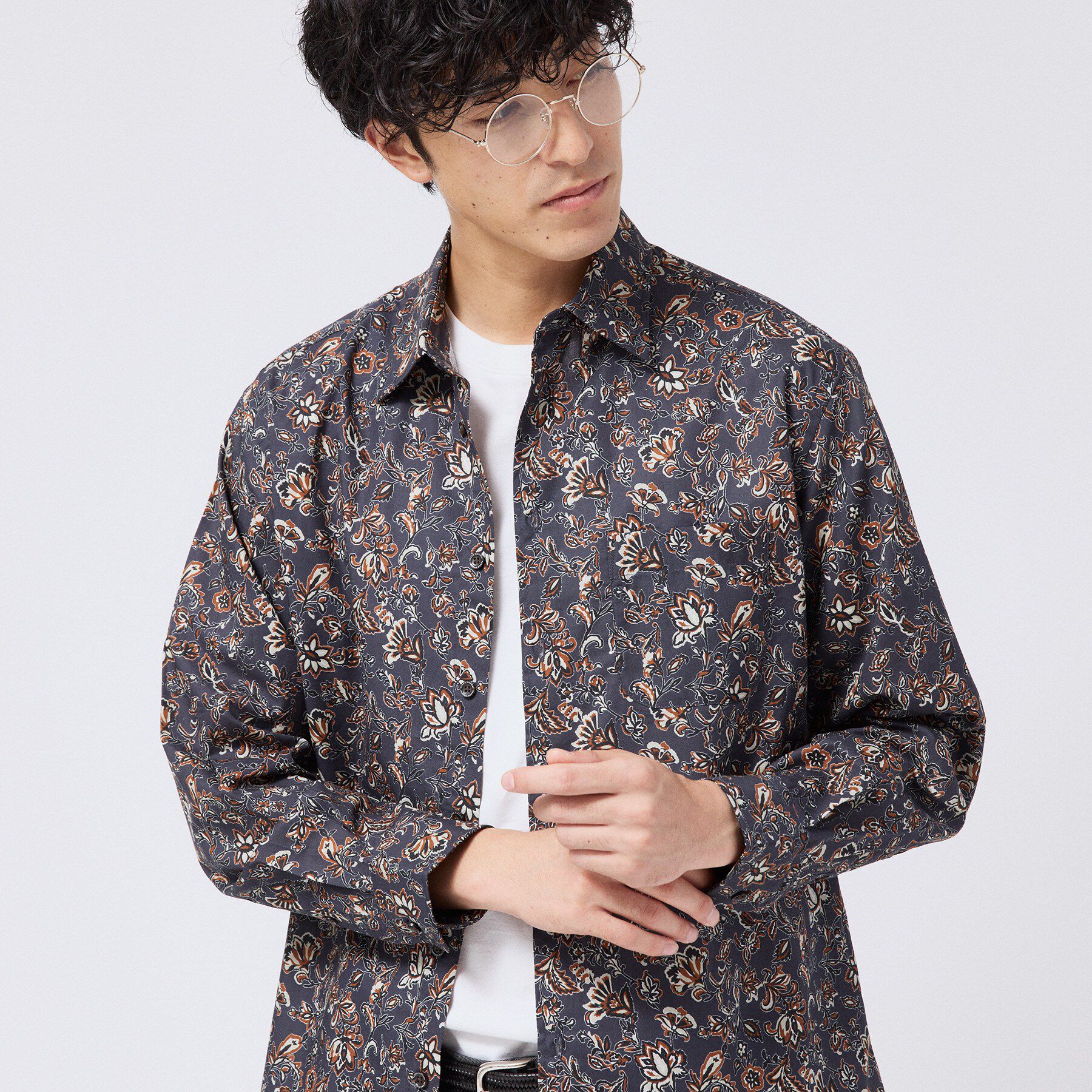TAKEO KIKUCHI「【LIMITED】フラワープリントシャツ」|シャツ・ブラウス|