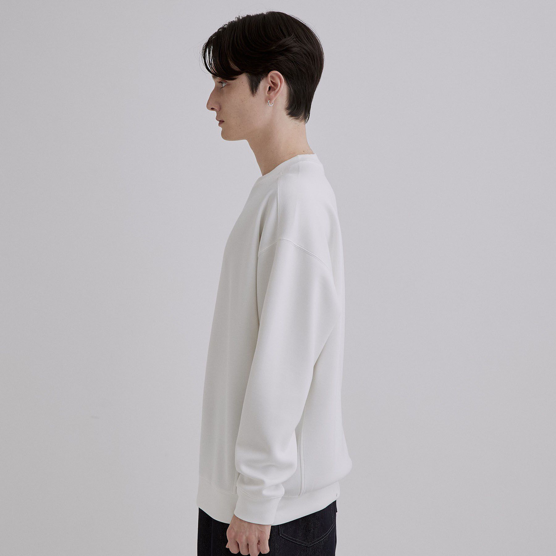 tk.TAKEO KIKUCHI「【TOROMIシリーズ】シルキータッチスウェットクルー」|Tシャツ・カットソー|