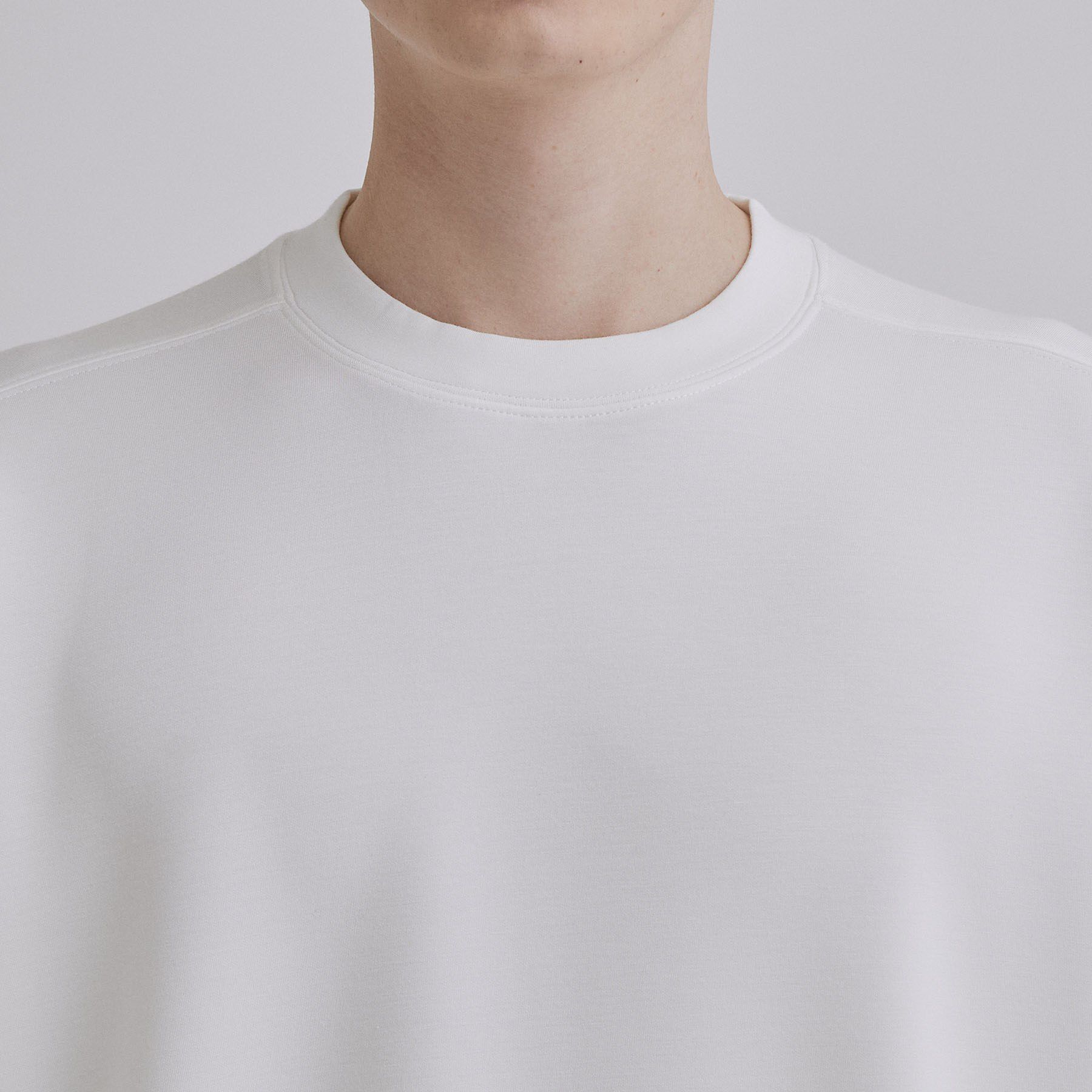 tk.TAKEO KIKUCHI「【TOROMIシリーズ】シルキータッチスウェットクルー」|Tシャツ・カットソー|
