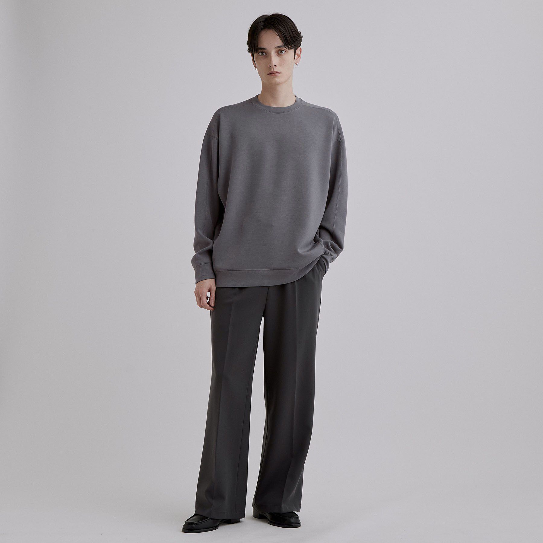 tk.TAKEO KIKUCHI「【TOROMIシリーズ】シルキータッチスウェットクルー」|Tシャツ・カットソー|