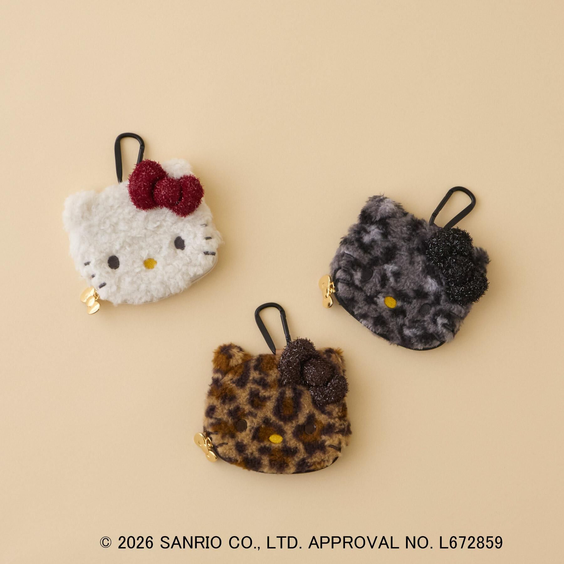 OPAQUE.CLIP「◆【HELLO KITTY】キティフェイスポーチチャーム」|ポーチ|