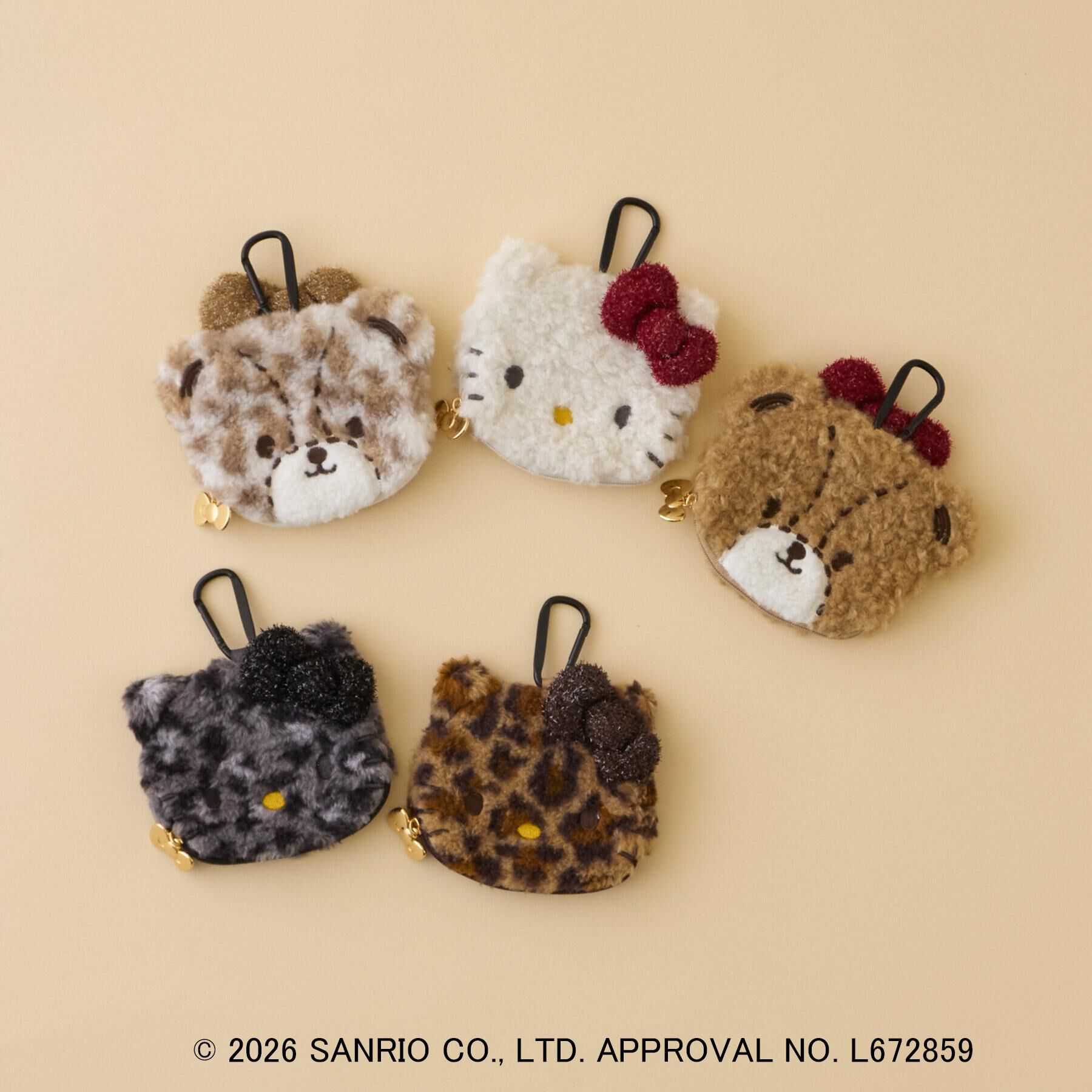 OPAQUE.CLIP「◆【HELLO KITTY】キティフェイスポーチチャーム」|ポーチ|