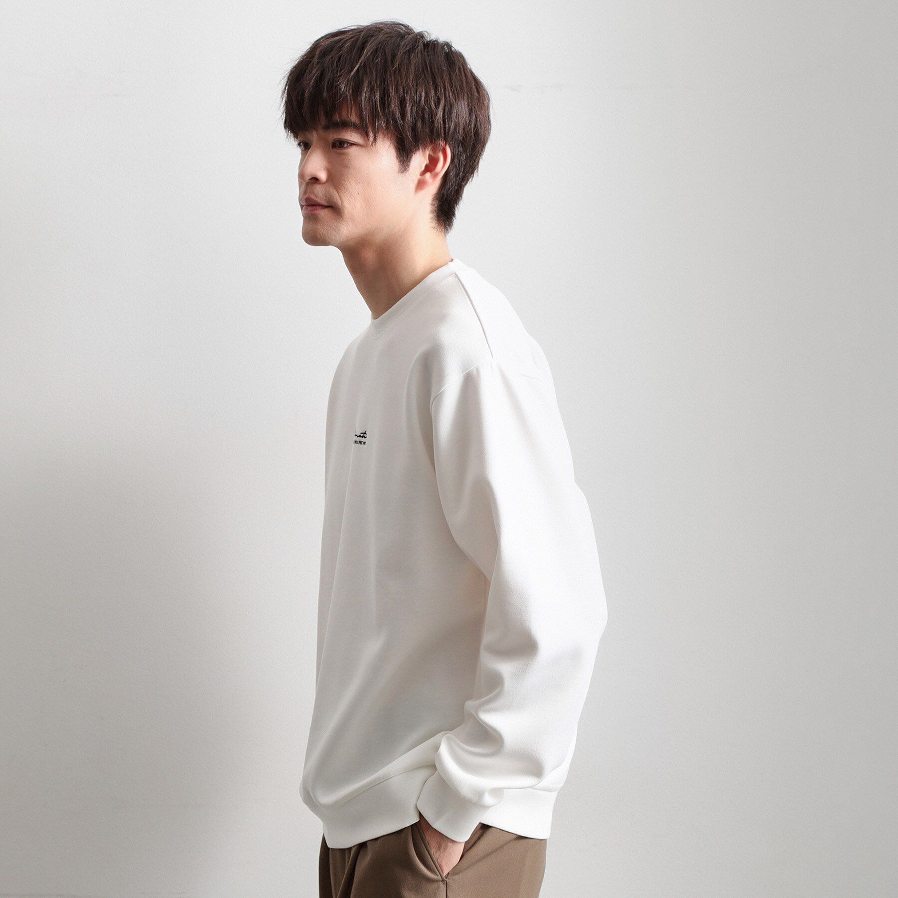 THE SHOP TK「【クリーンで大人っぽい】ロゴスウェット 洗濯機OK」|パーカー|
