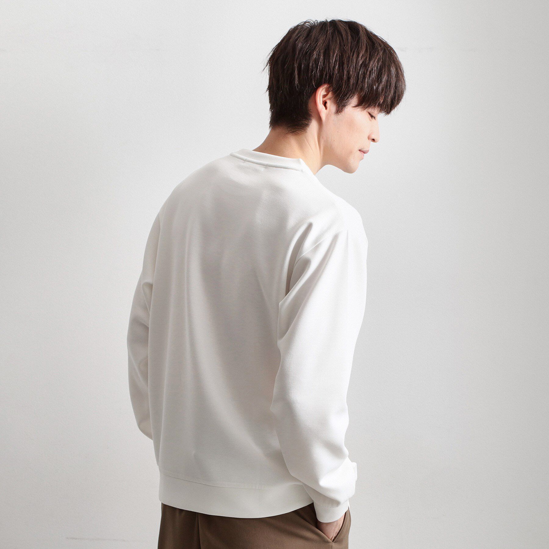 THE SHOP TK「【クリーンで大人っぽい】ロゴスウェット 洗濯機OK」|パーカー|