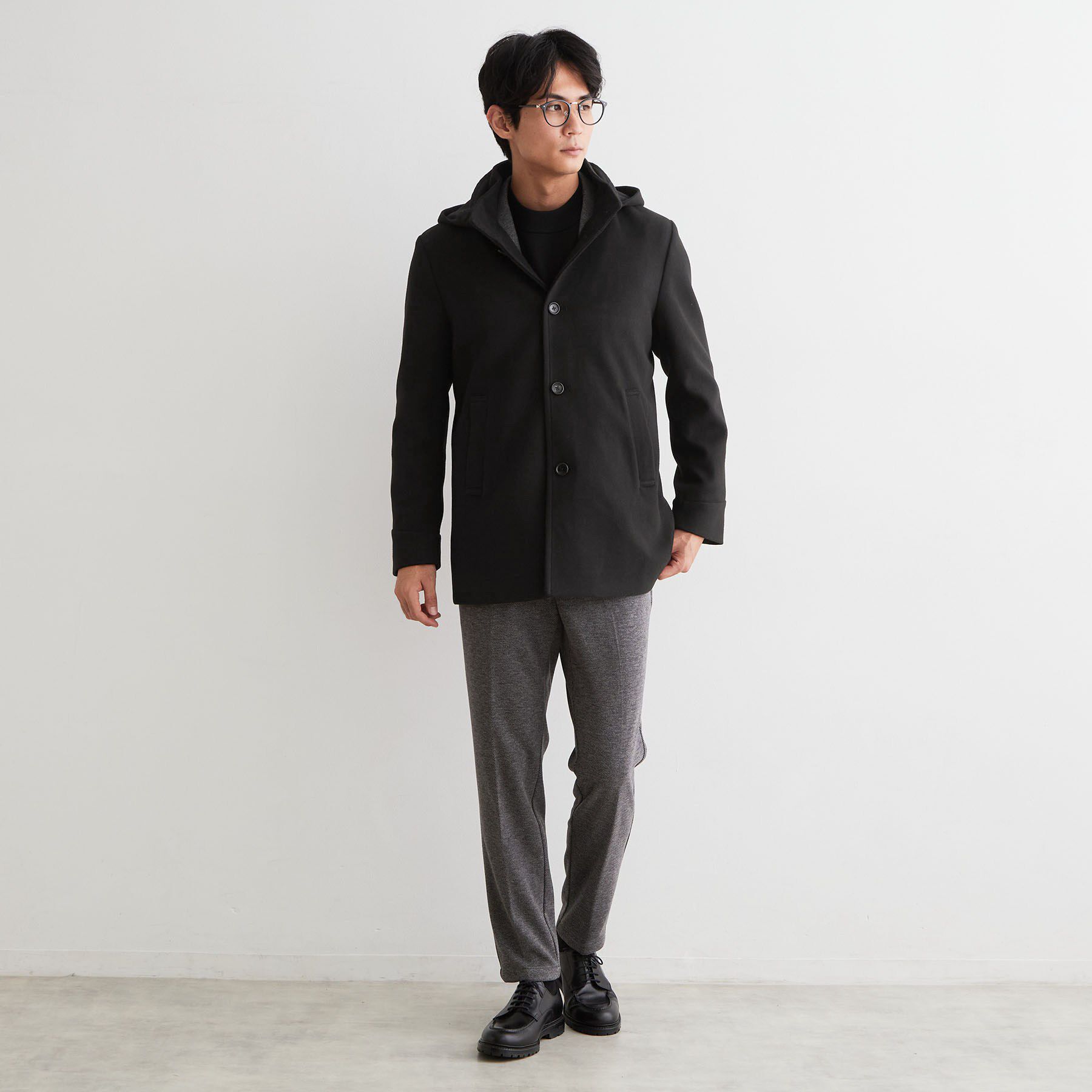 THE SHOP TK「【洗える／ビジネス兼用／2WAY】ウーリック スタンドカラーコート」|その他|
