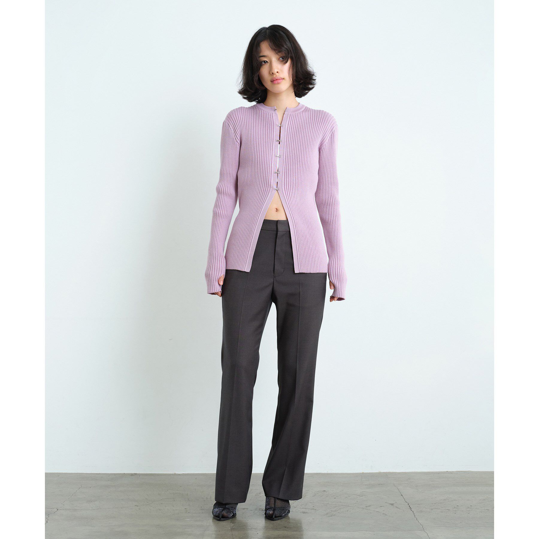 CODE A「gabardine semi flare pants」|その他|