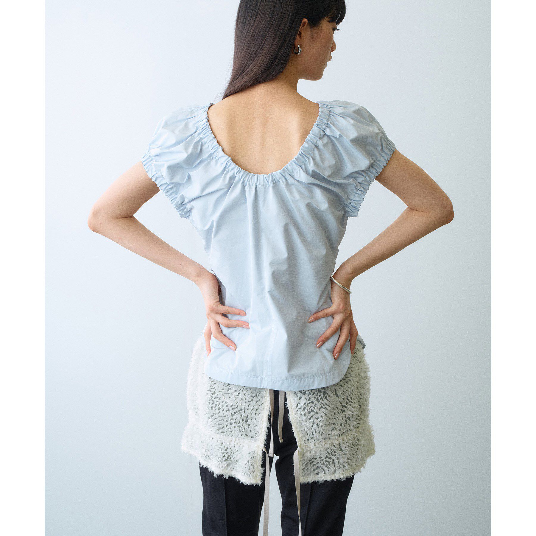 CODE A「sporty gathered blouse」|シャツ・ブラウス|