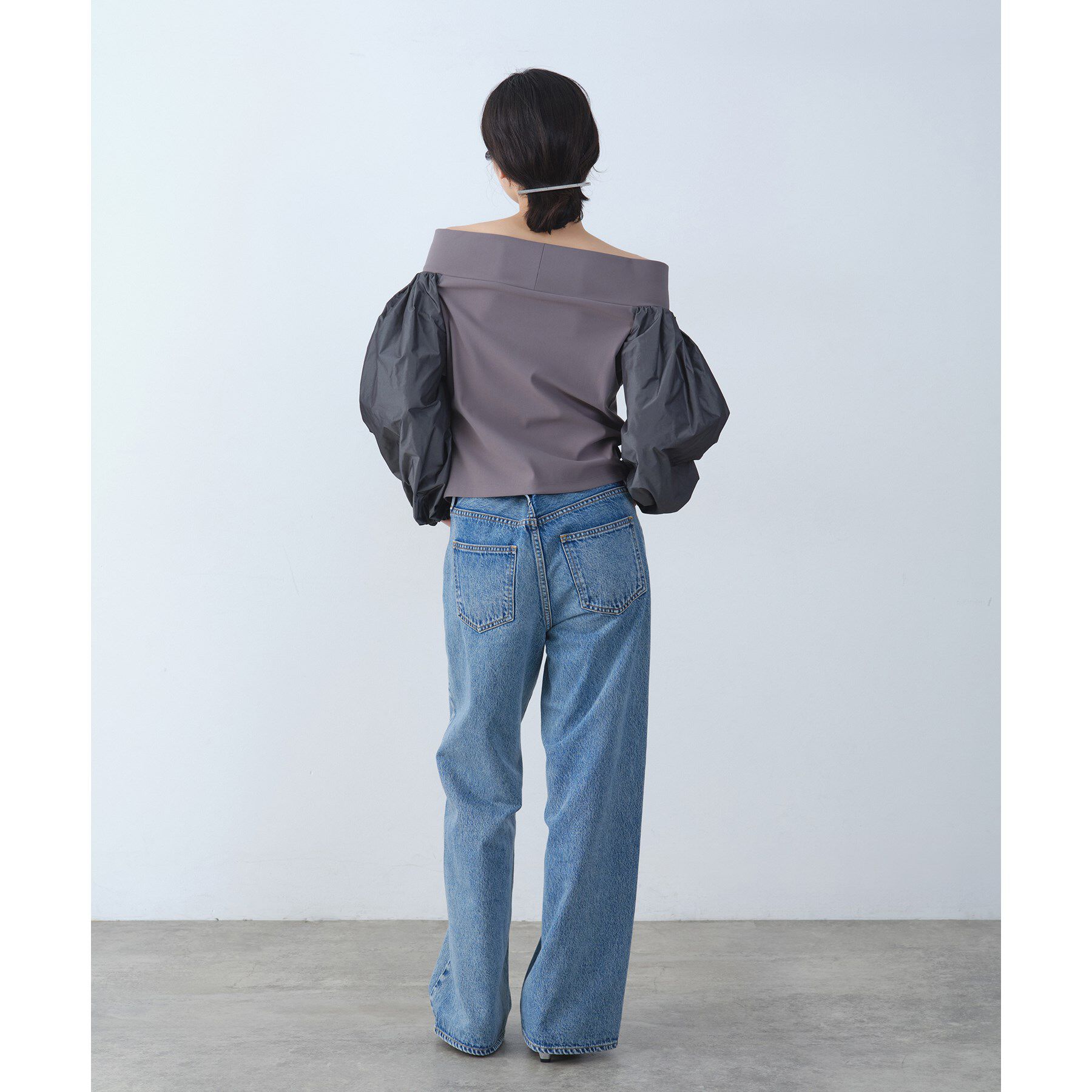 CODE A「puff glow off top」|シャツ・ブラウス|
