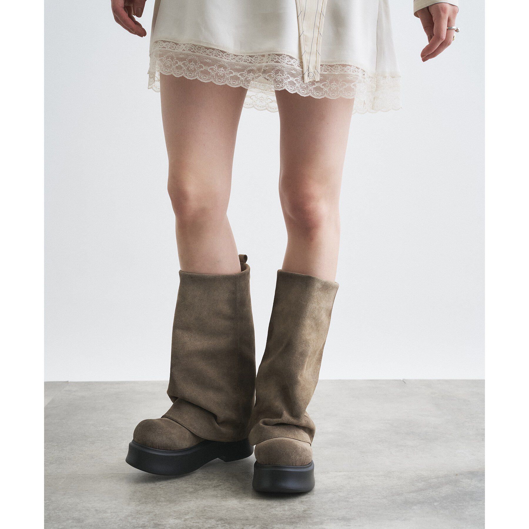 CODE A「ALM．｜BELUGA COVER BOOTS」|ショートブーツ|