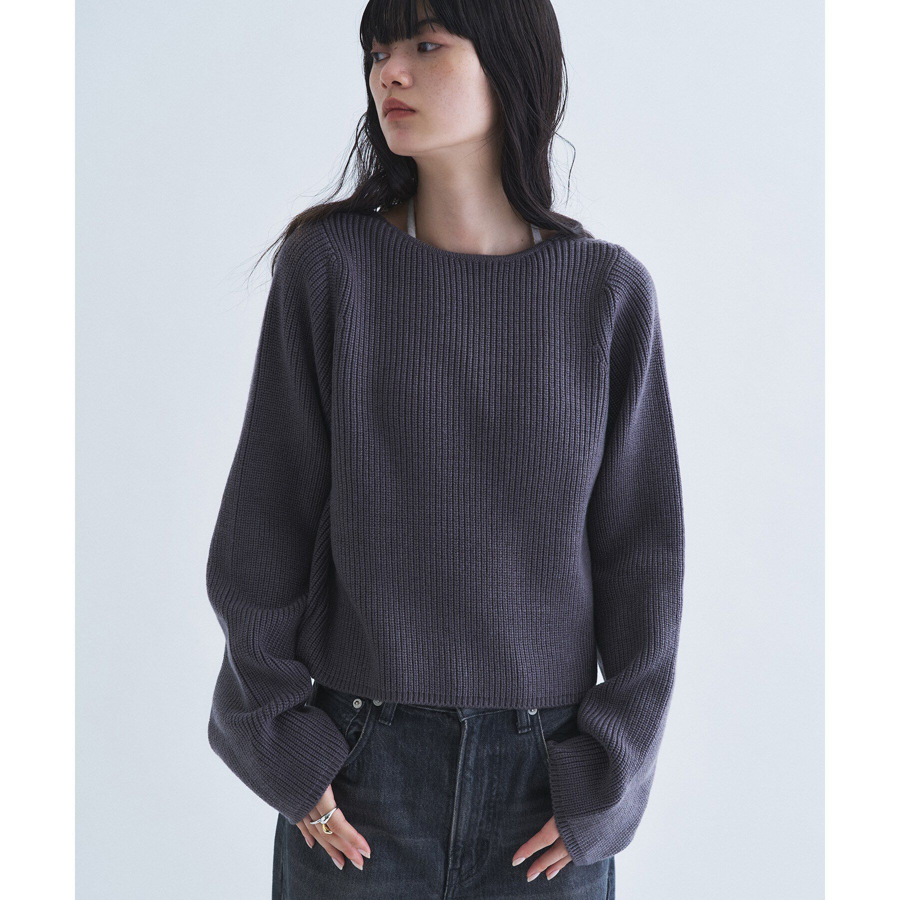 CODE A「deep V form knit」|ニット・セーター|