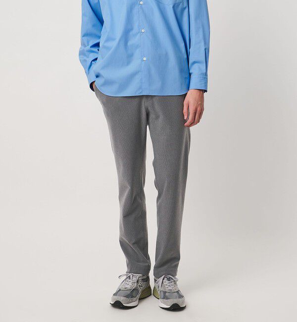 UNITED ARROWS「トリコット ピケ オールギャザー イージーパンツ ヨコストレッチ」|その他|MD.GRAY