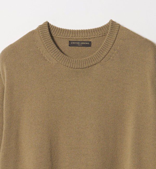 UNITED ARROWS「YAMAGATA ミドルゲージ クルーネック ニット」|ニット・セーター|