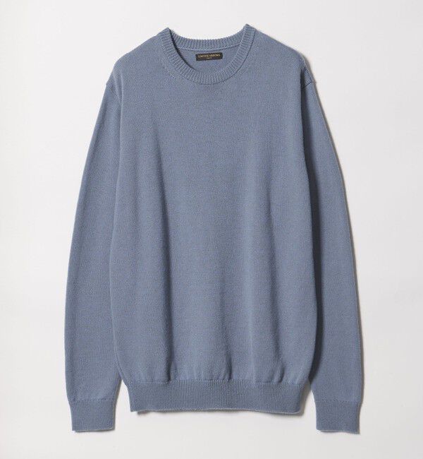 UNITED ARROWS「YAMAGATA ミドルゲージ クルーネック ニット」|ニット・セーター|