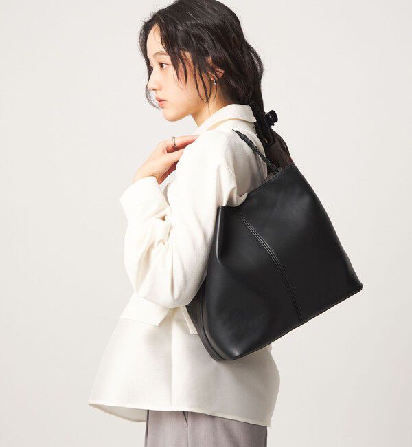 UNITED ARROWS green label relaxing「ポシェット付き ショルダーバッグ 3WAY」|ショルダー・メッセンジャー|BLACK