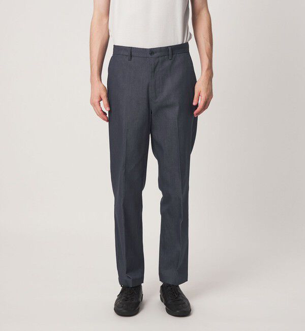 UNITED ARROWS green label relaxing「【WEB限定】JUST fit デニムライク スラックス」|スラックス|