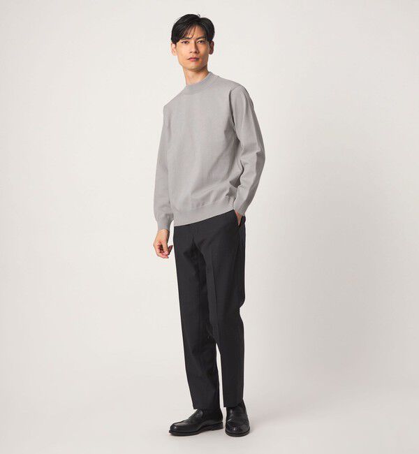 UNITED ARROWS green label relaxing「A+ ポリエステル モックネック ニット」|ニット・セーター|
