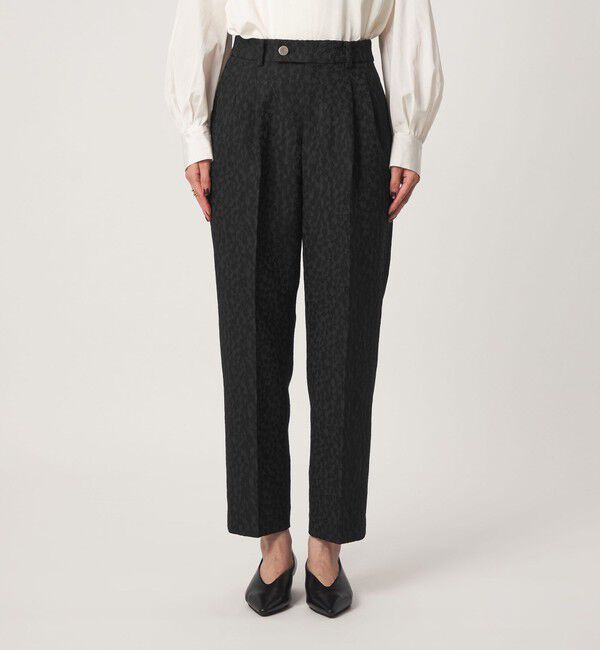 UNITED ARROWS green label relaxing「［size SHORT/TALLあり］fleurie(フルリー) ジャガード テーパード パンツ」|スラックス|