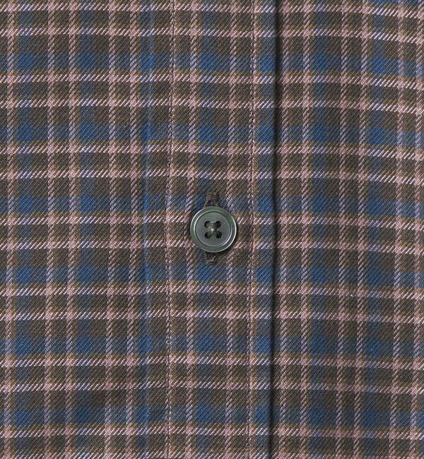 UNITED ARROWS green label relaxing「ナチュラルフィット ビエラチェック ボタンダウン 長袖 シャツ」|シャツ・ブラウス|