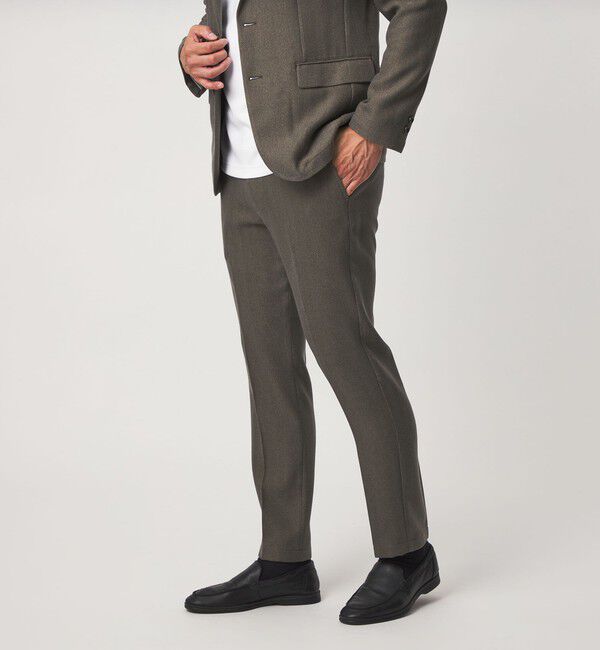 UNITED ARROWS green label relaxing「【WEB限定】JUST fit ヘリンボーン ナロー セットアップ ジャケット&パンツ」|スーツ|