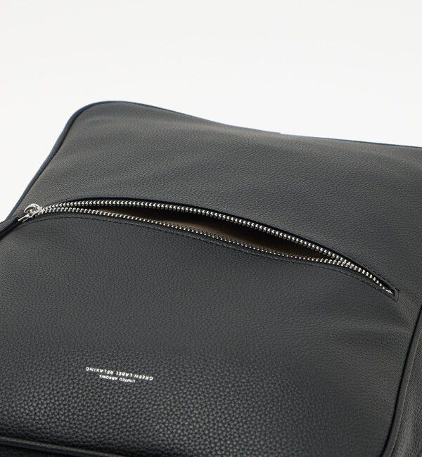 UNITED ARROWS green label relaxing「シボ レザーライク バックパック」|リュック|